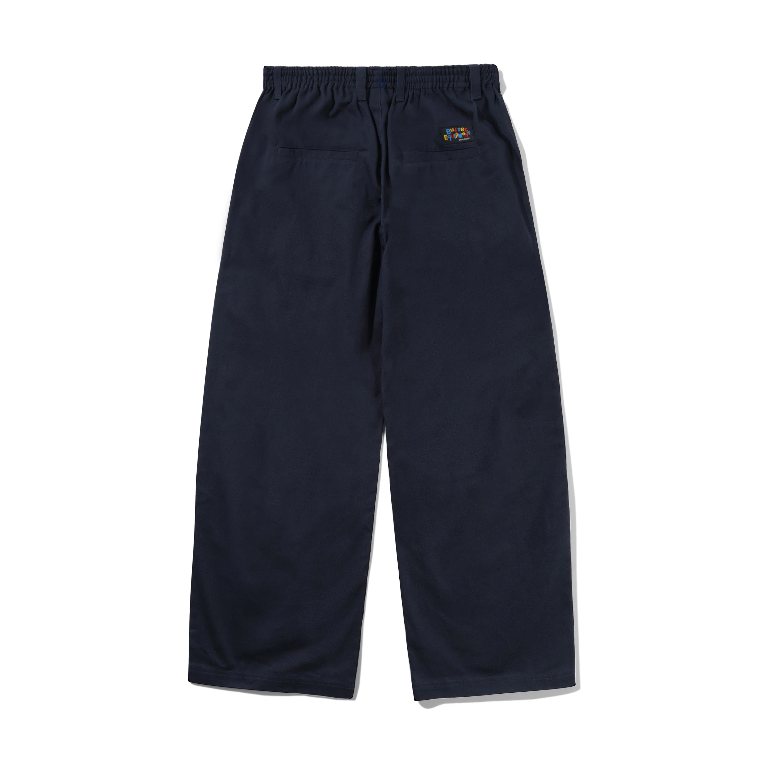 Wide Leg Pants, Navy - Image 2