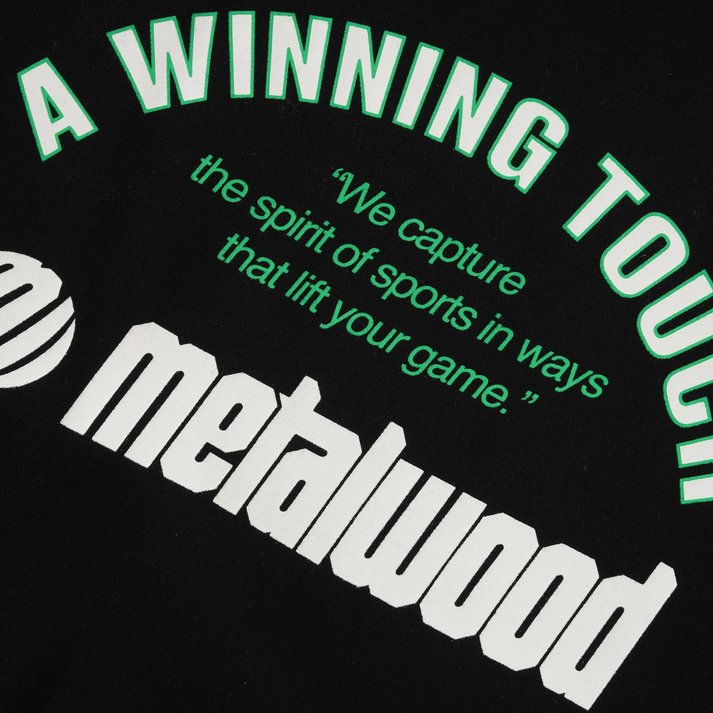 Winning Touch Crewneck Sweatshirt, Black - Image 2
