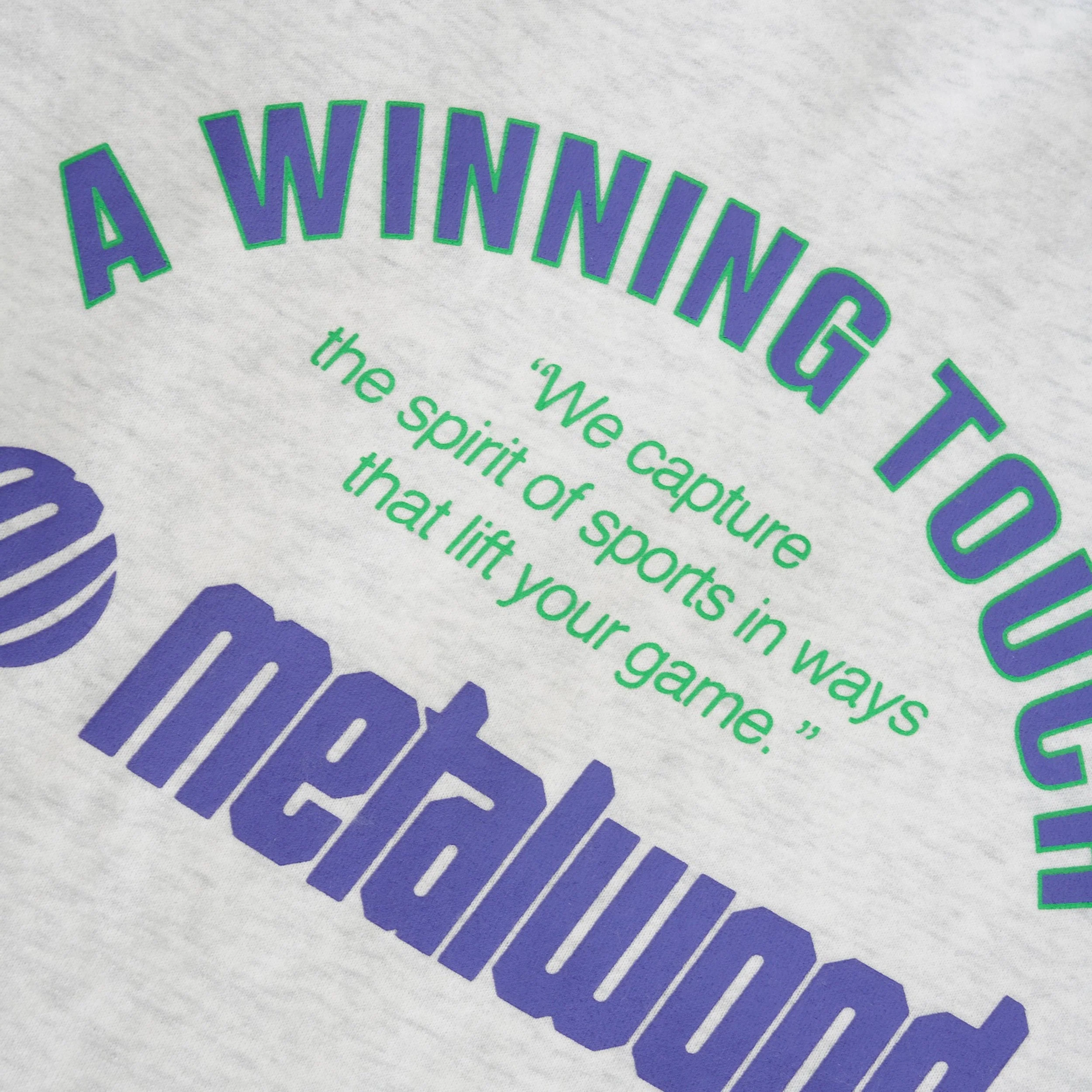 Winning Touch Crewneck Sweatshirt, Heather Grey - Image 2
