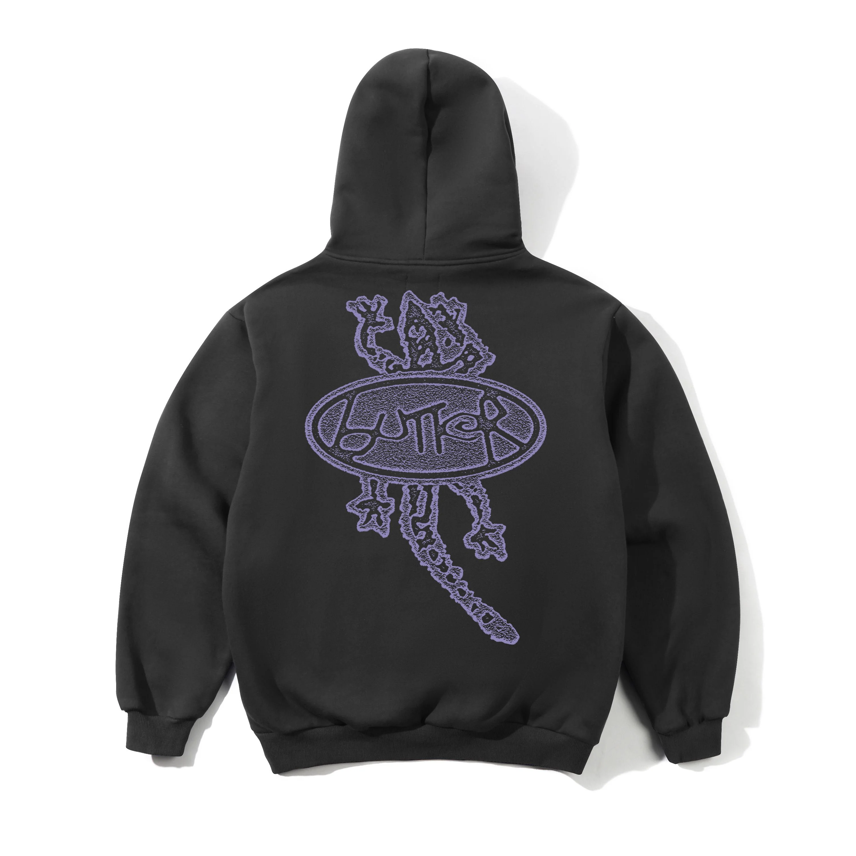 Wipeout Pullover Hood, Washed Black - Image 2