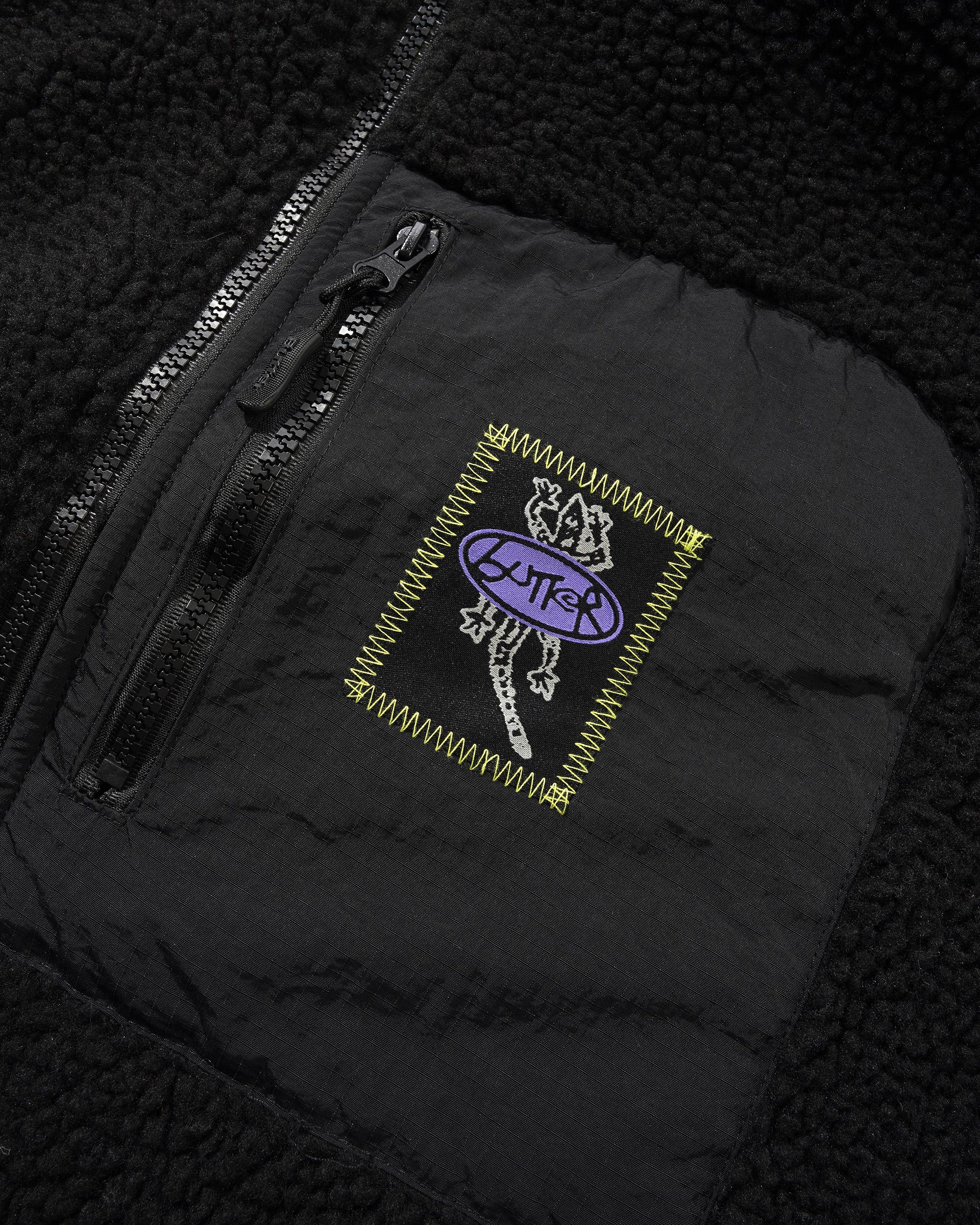 Wipeout Sherpa Jacket, Black - Image 2