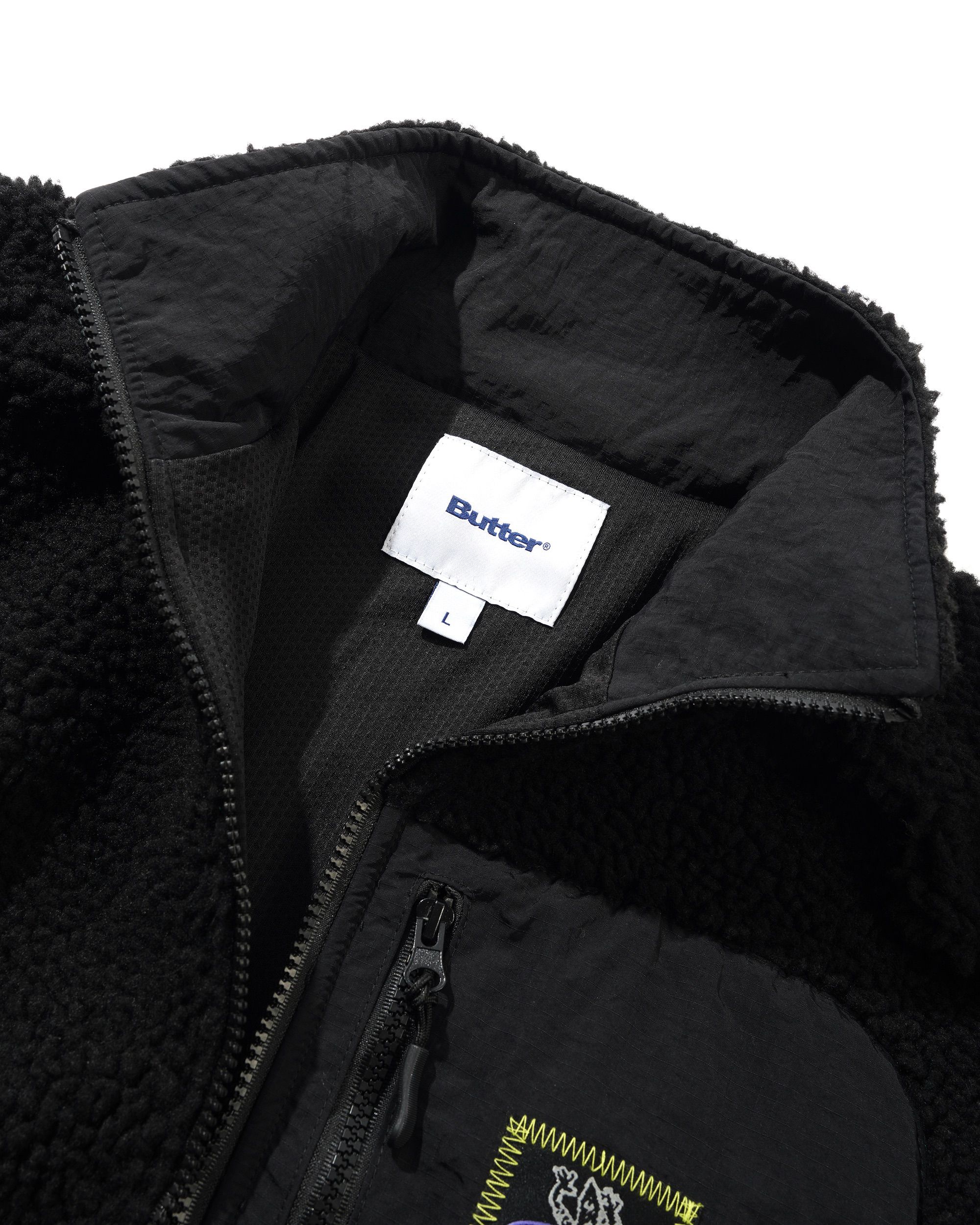 Wipeout Sherpa Jacket, Black - Image 5
