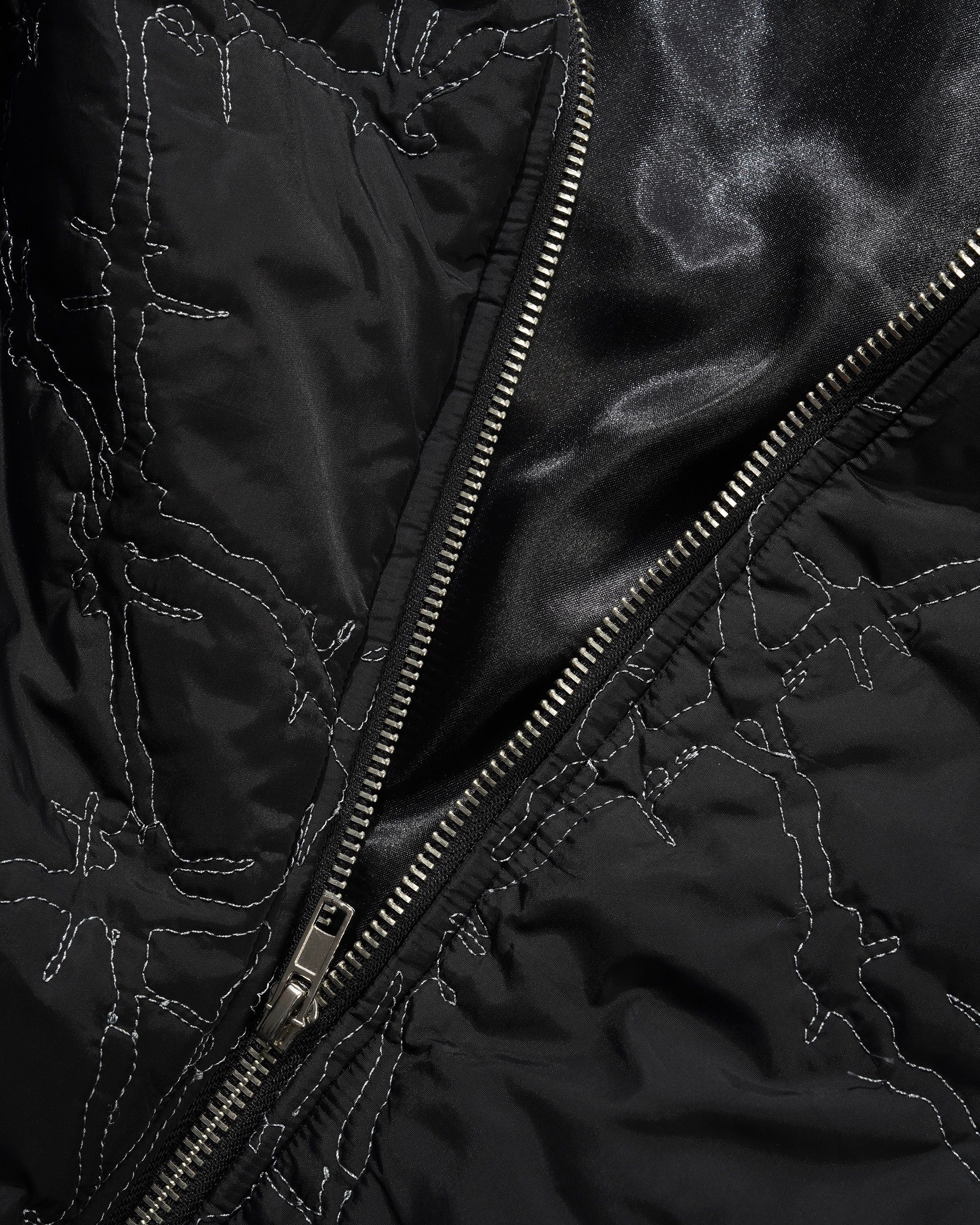Wired Bomber Jacket, Black - Image 3