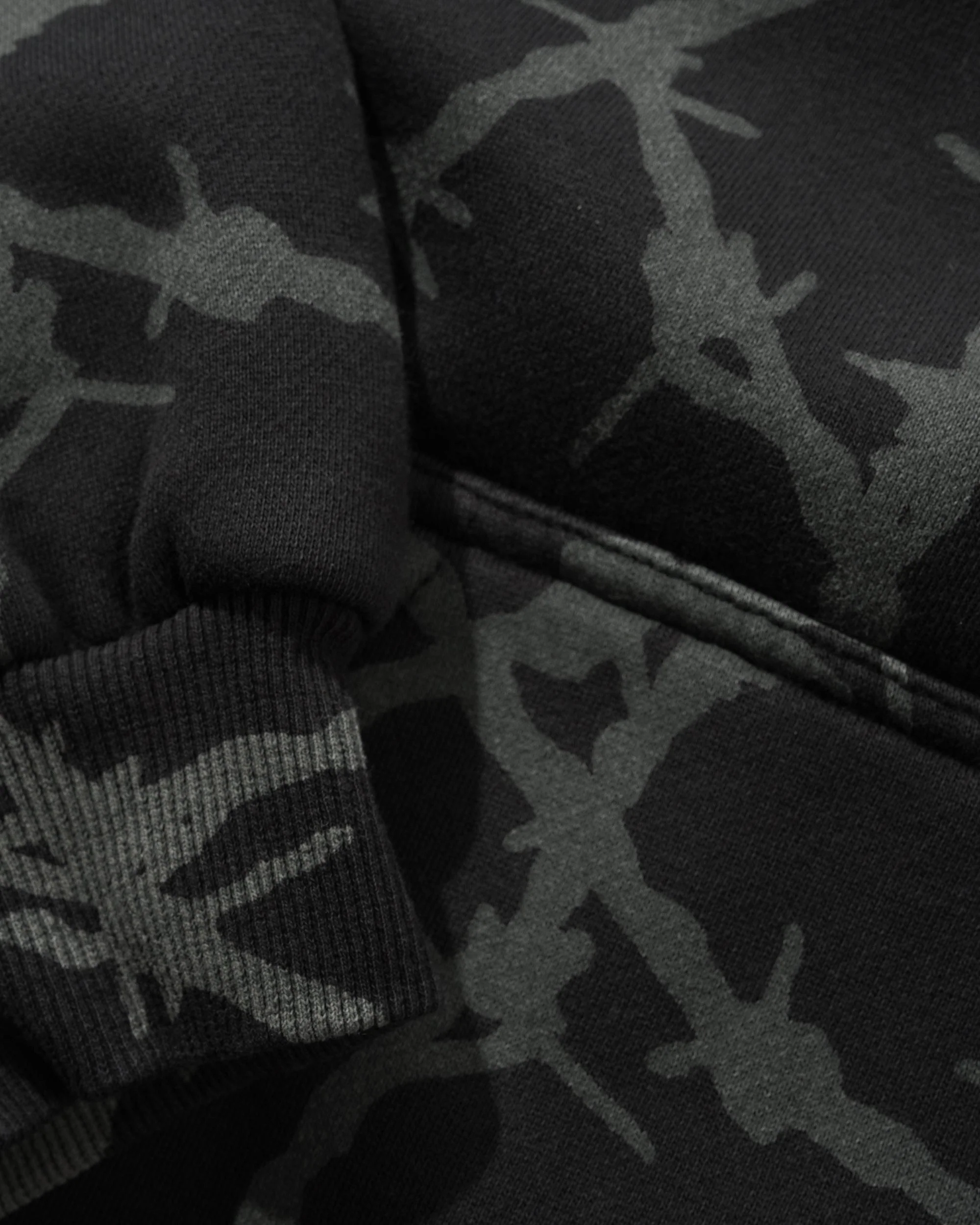 Wired Zip-Thru Hood, Charcoal - Image 3