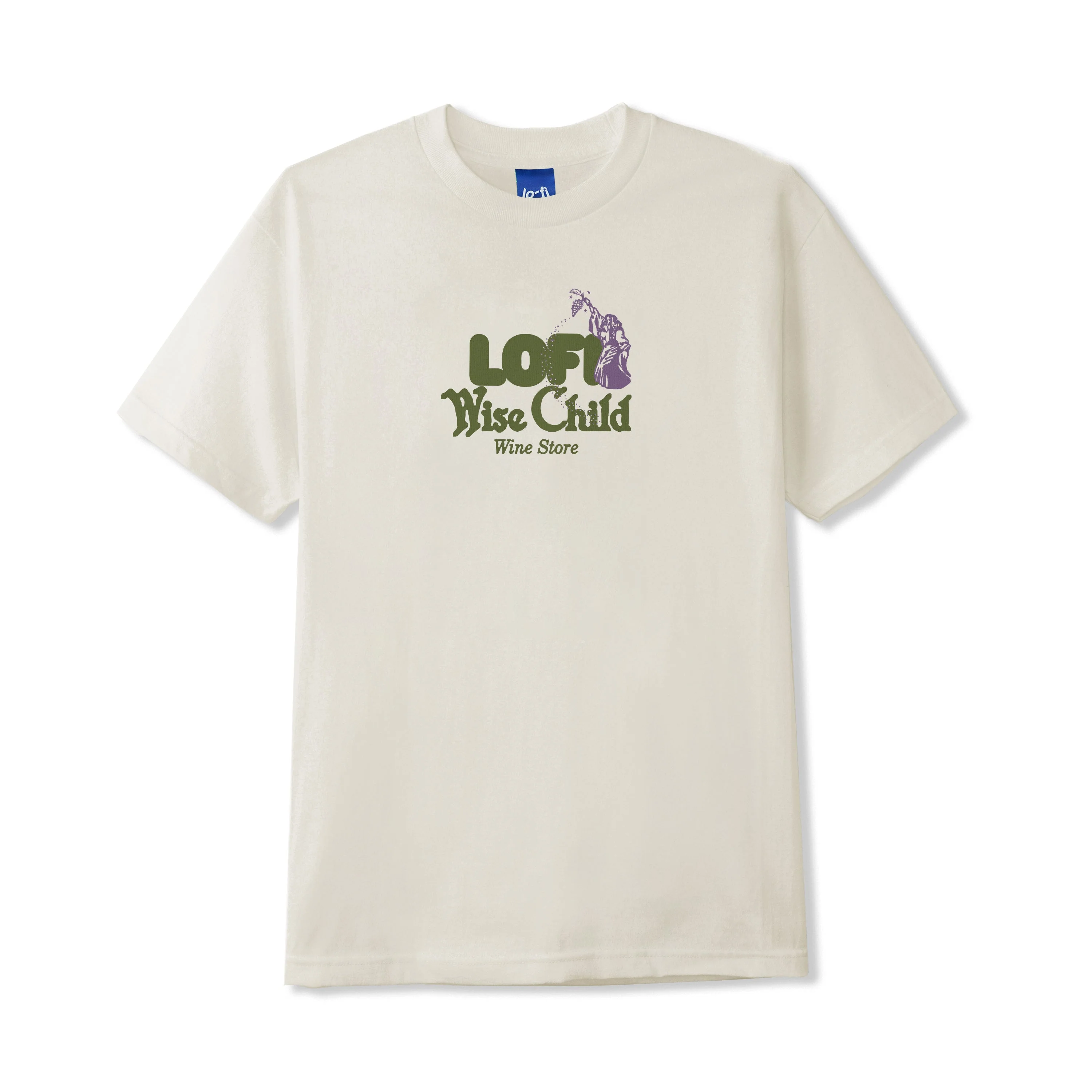 Wise Child Tee, Cream - Image 2