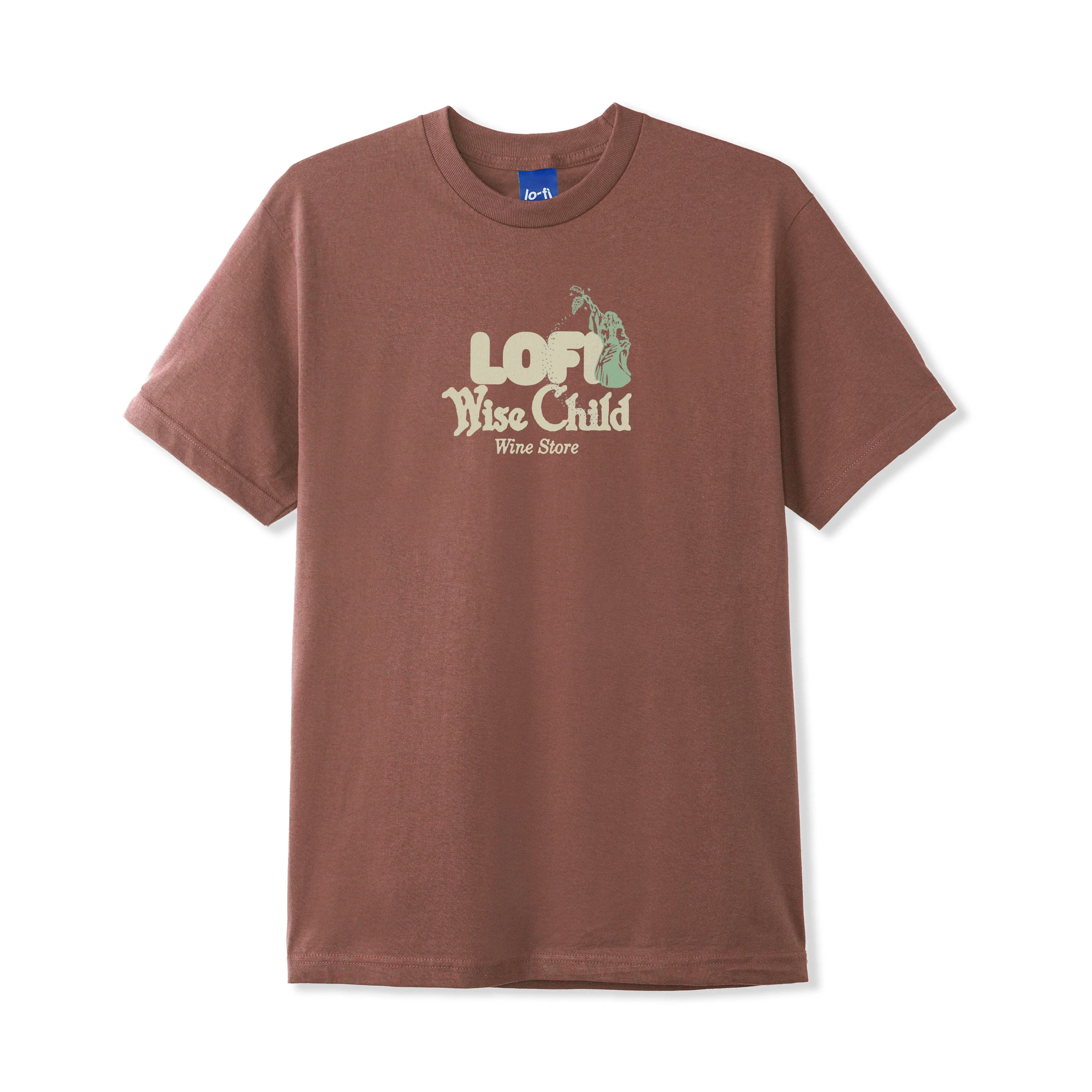 Wise Child Tee, Washed Wood - Image 2