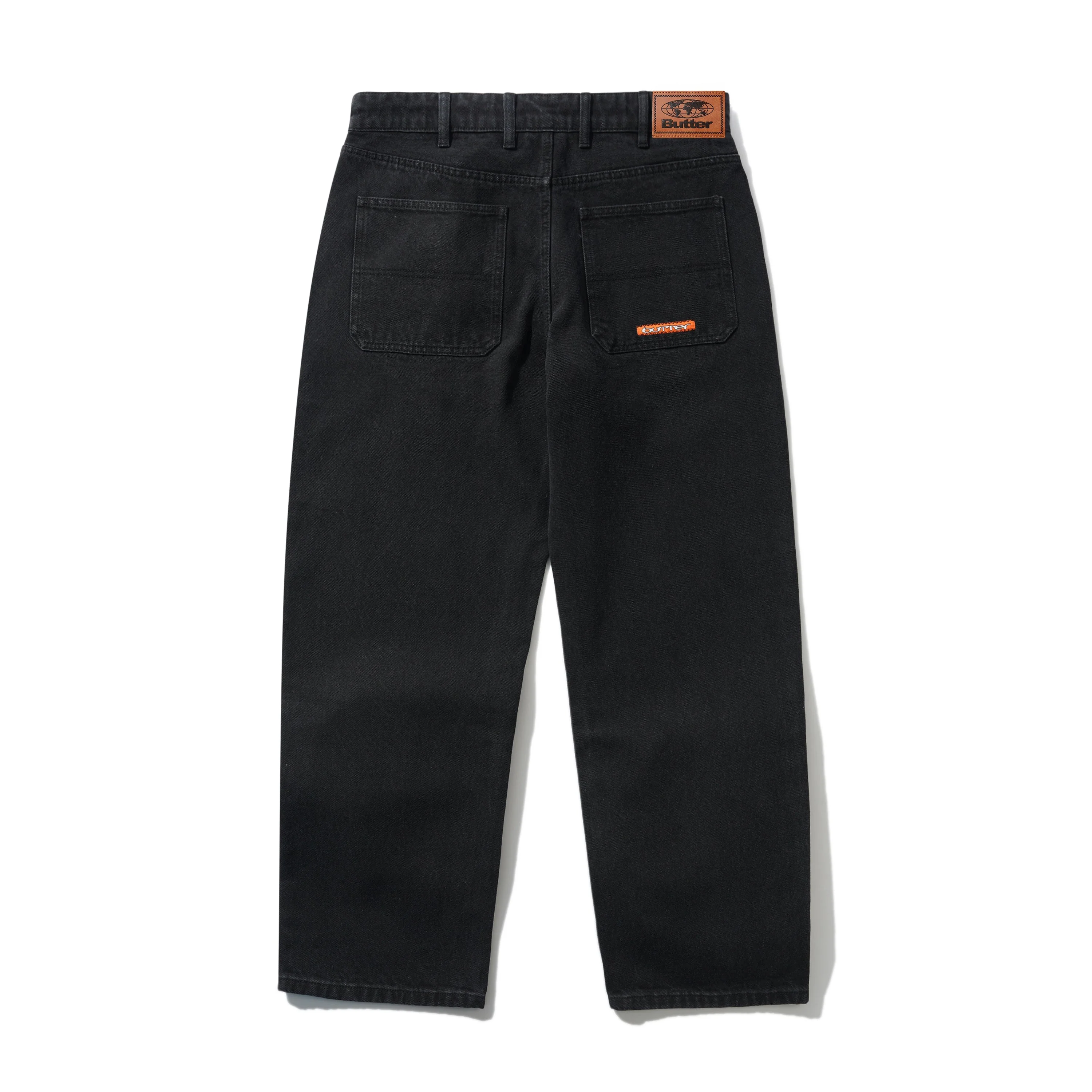 Witness Denim Jeans, Flat Black - Image 2