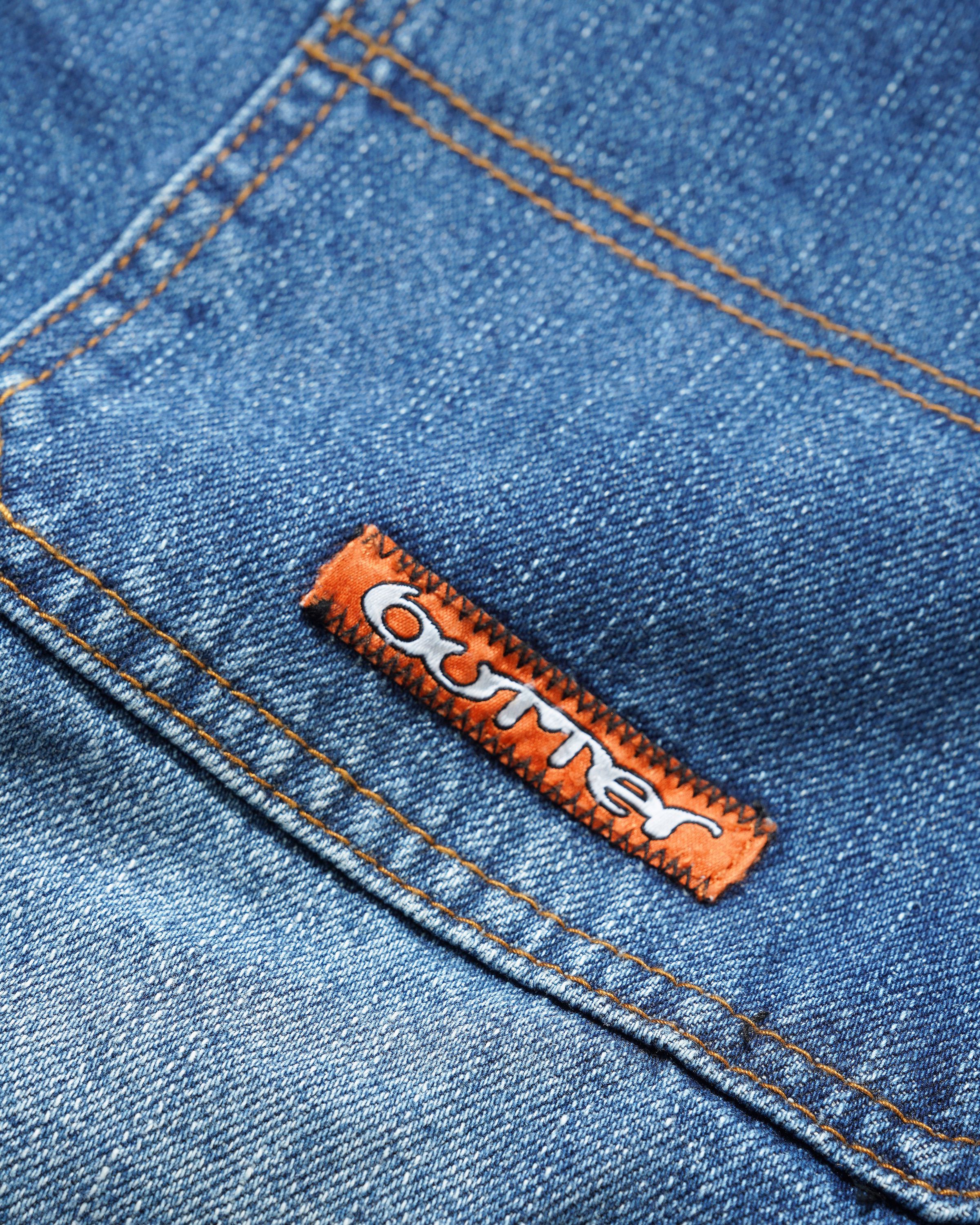 Witness Denim Jeans, Mid Indigo Slub - Image 3