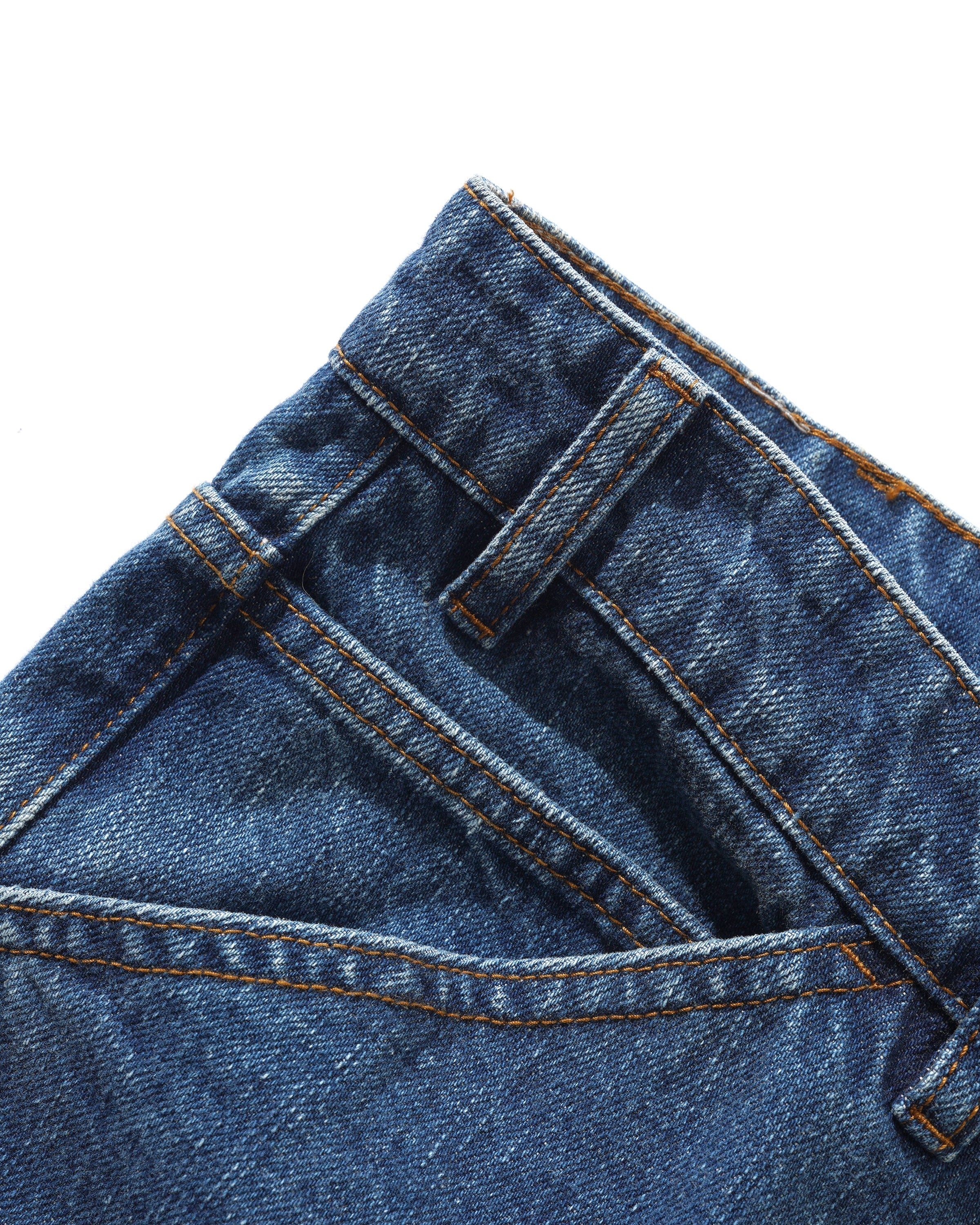 Witness Denim Jeans, Mid Indigo Slub - Image 4
