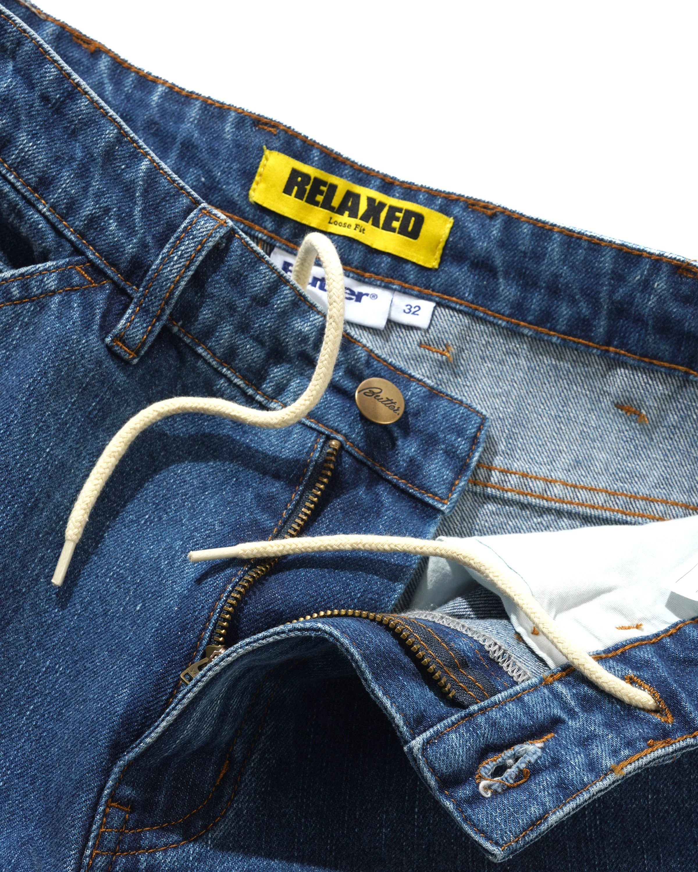 Witness Denim Jeans, Mid Indigo Slub - Image 6