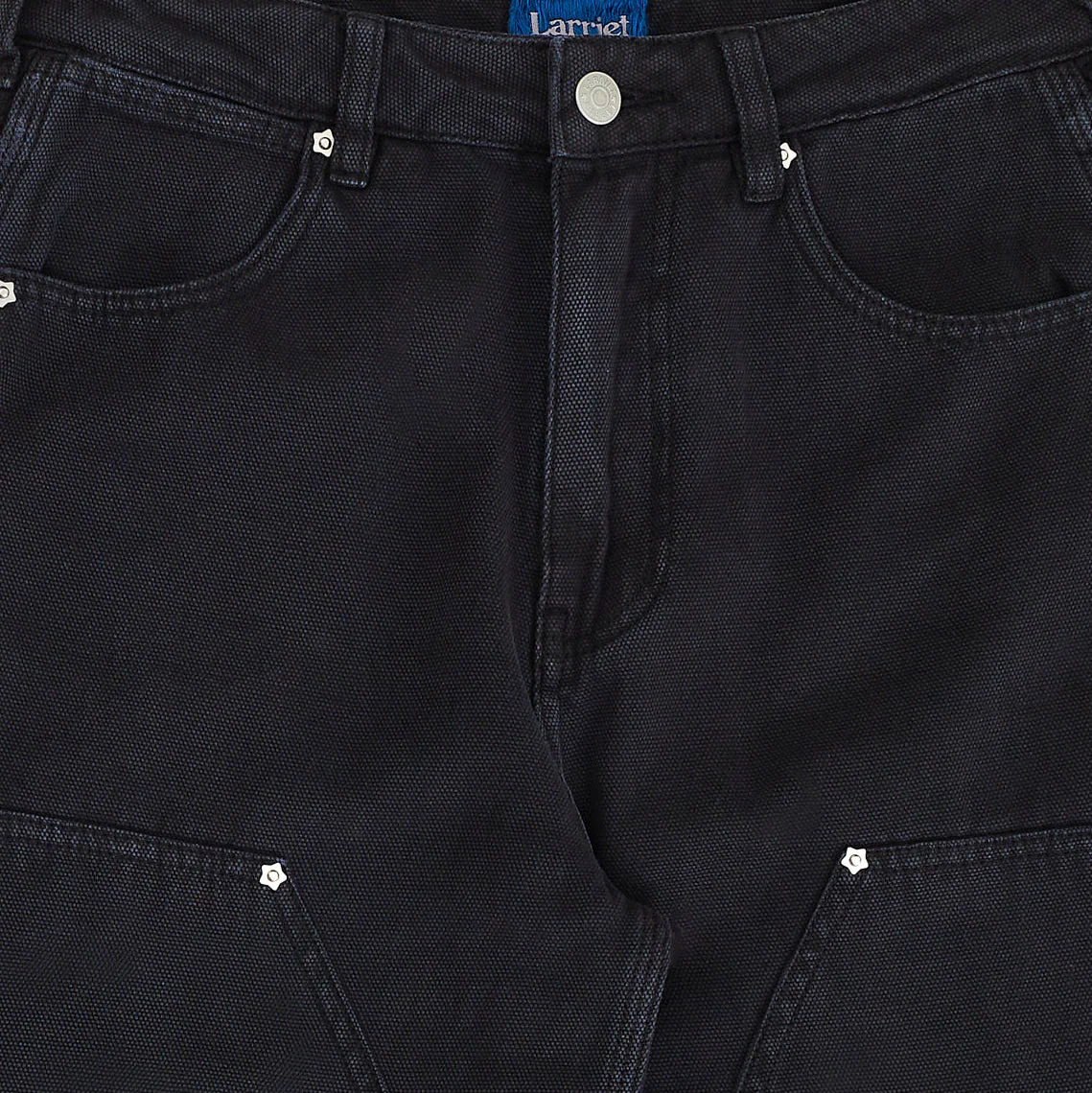 Women's Double Knee Carpenter Pant, Used Black - Image 3