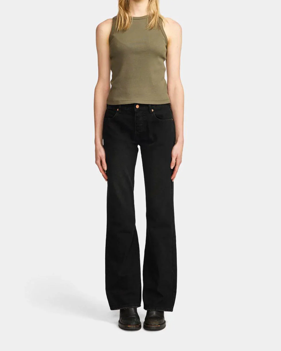 Womens Vini Denim Jeans, Used Black - Image 4