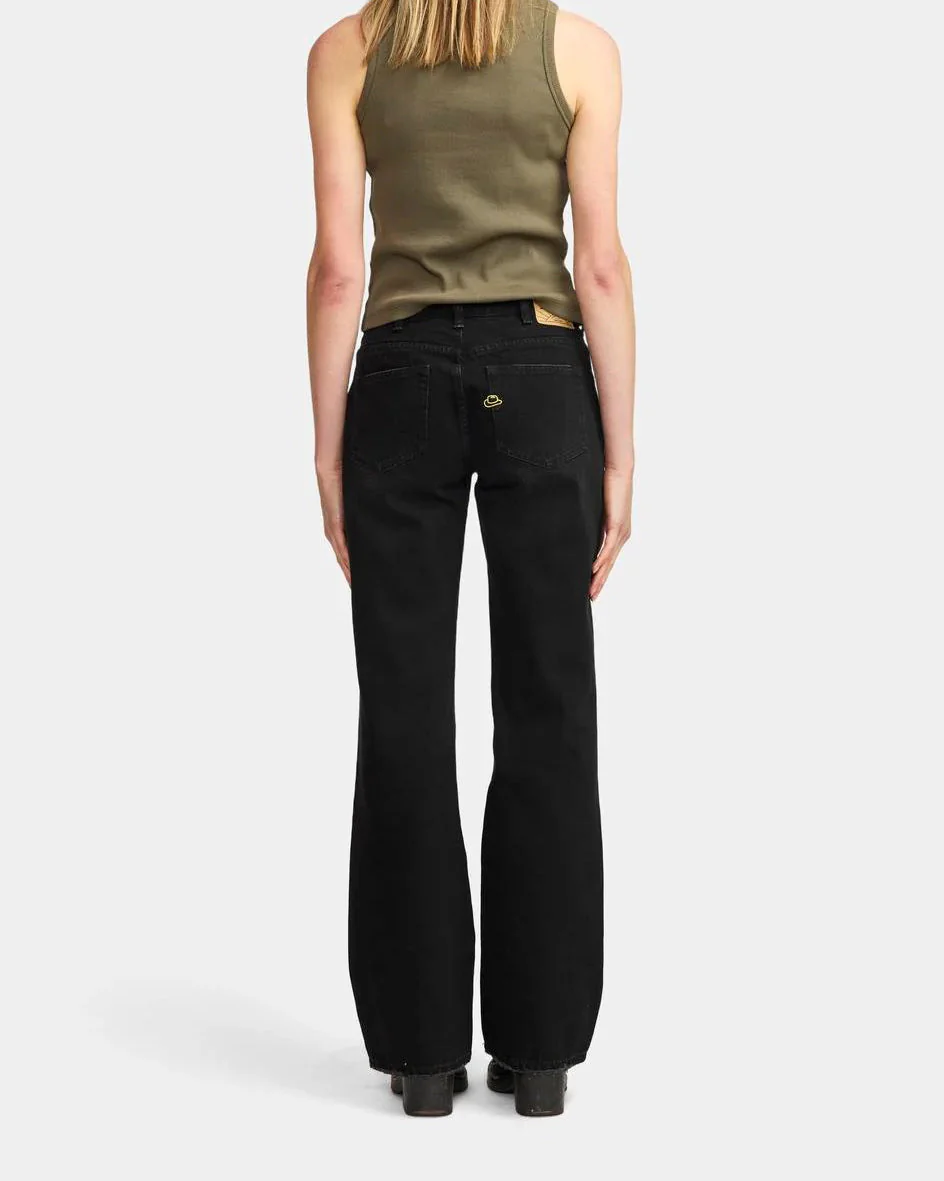 Womens Vini Denim Jeans, Used Black - Image 5