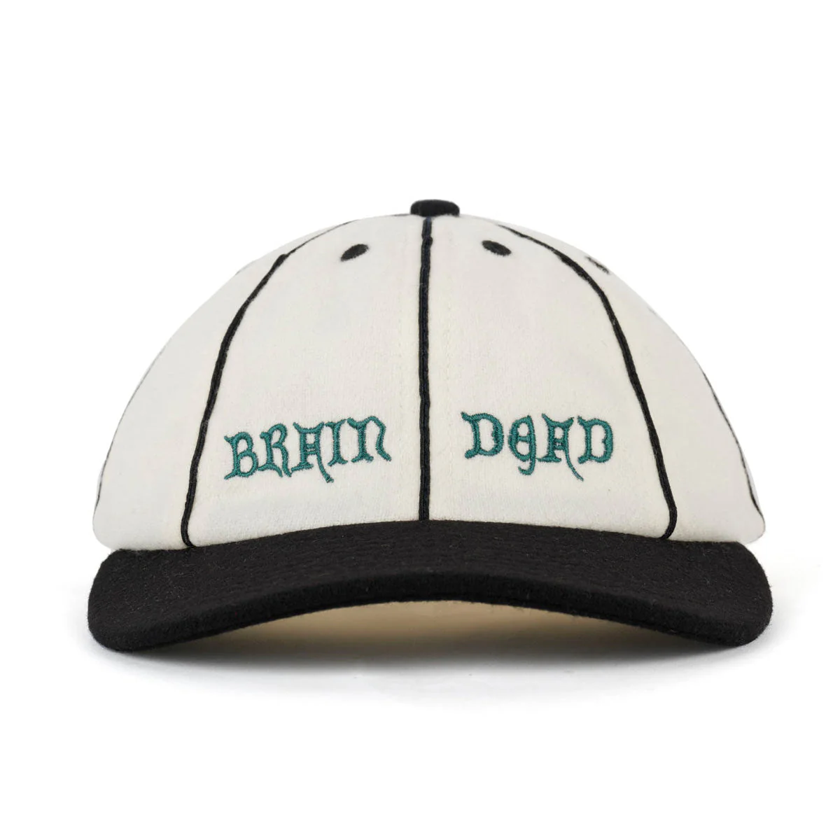 Wool Flannel 8 Panel Hat, Natural - Image 2