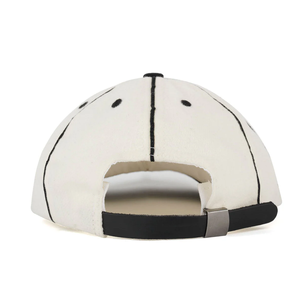 Wool Flannel 8 Panel Hat, Natural - Image 3