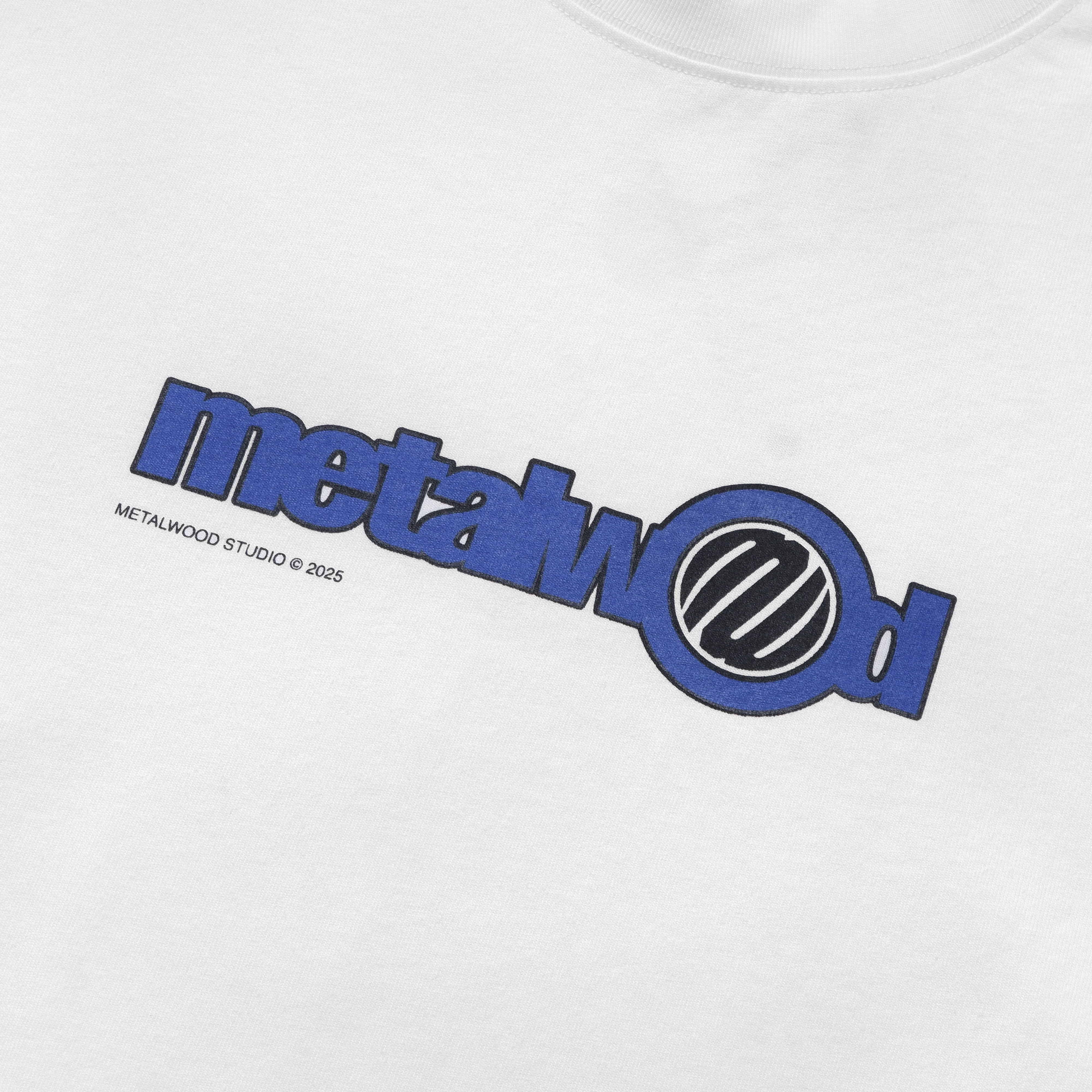 Word Long Sleeve Tee, White - Image 2