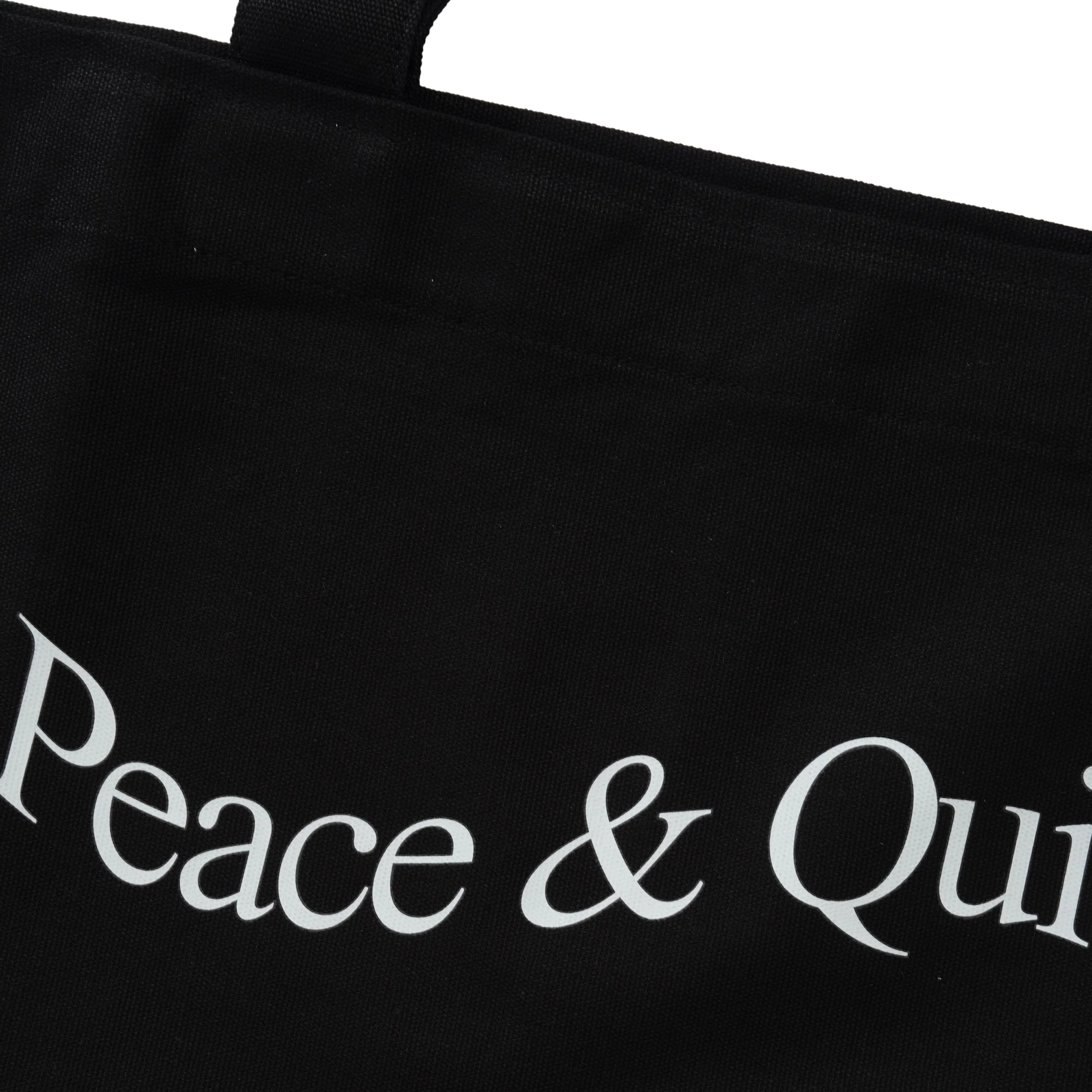 Wordmark Pigment Dyed Tote, Black - Image 2