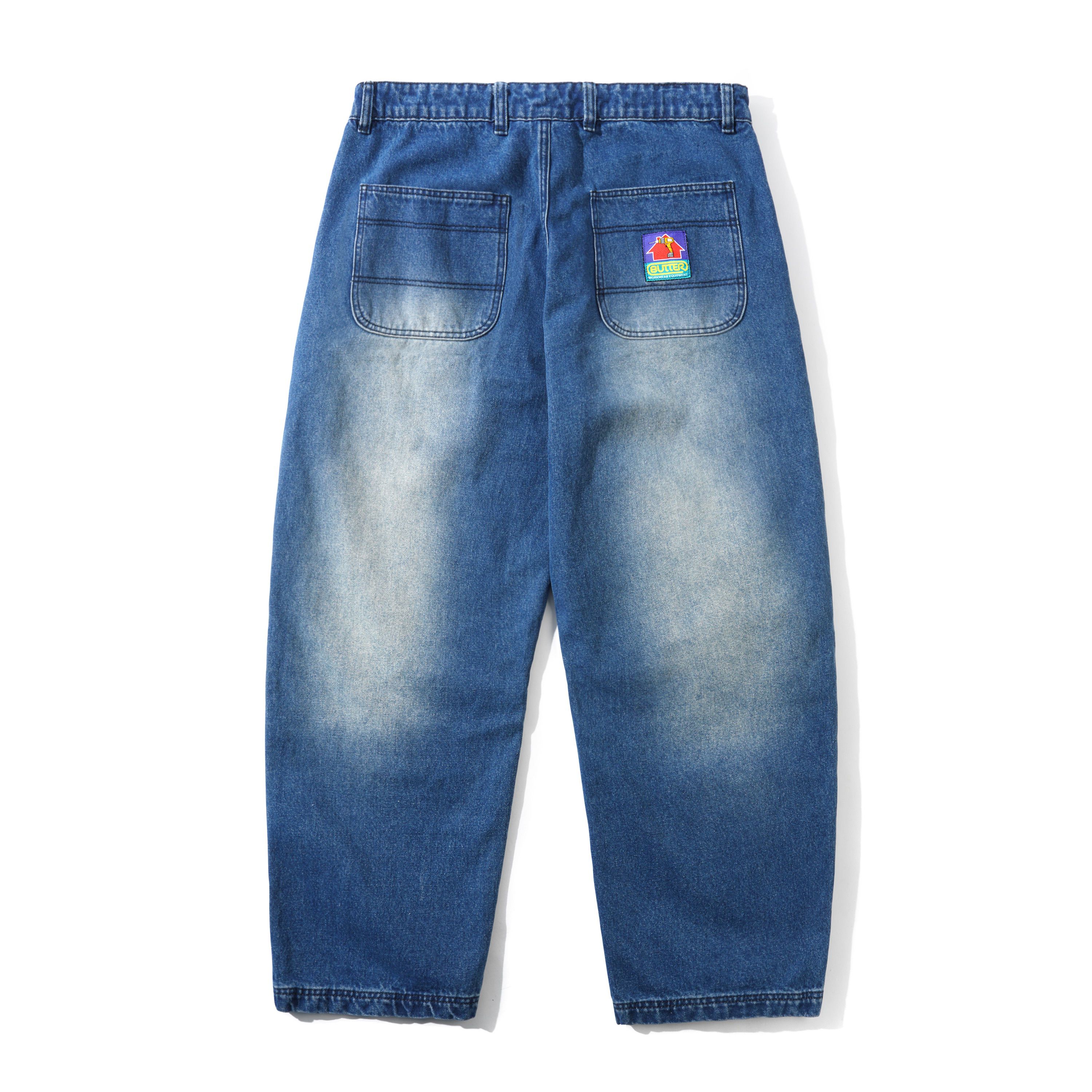 Work Pants, Distressed Indigo - Image 2