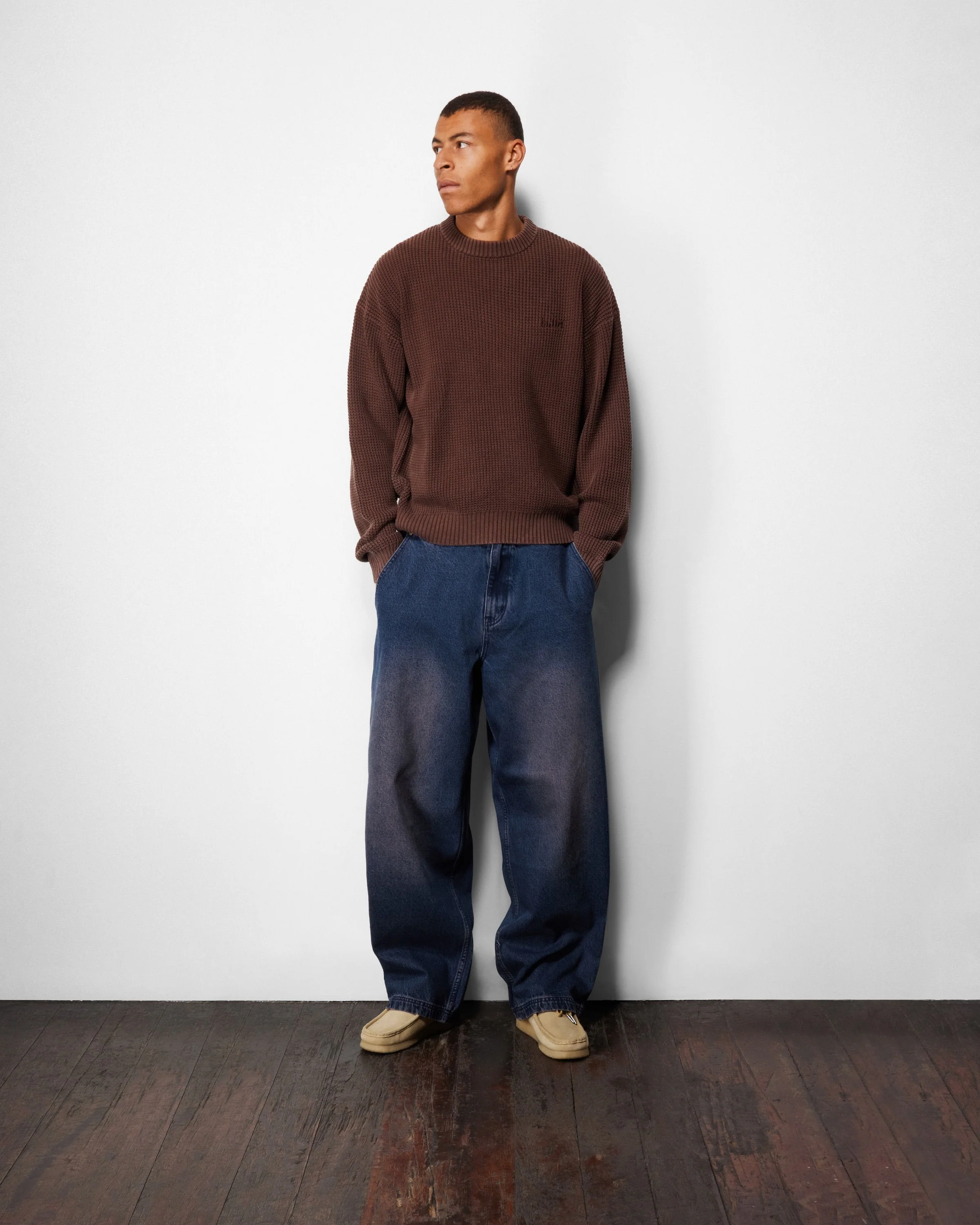 Work Pants, Distressed Tinted Indigo - Image 2