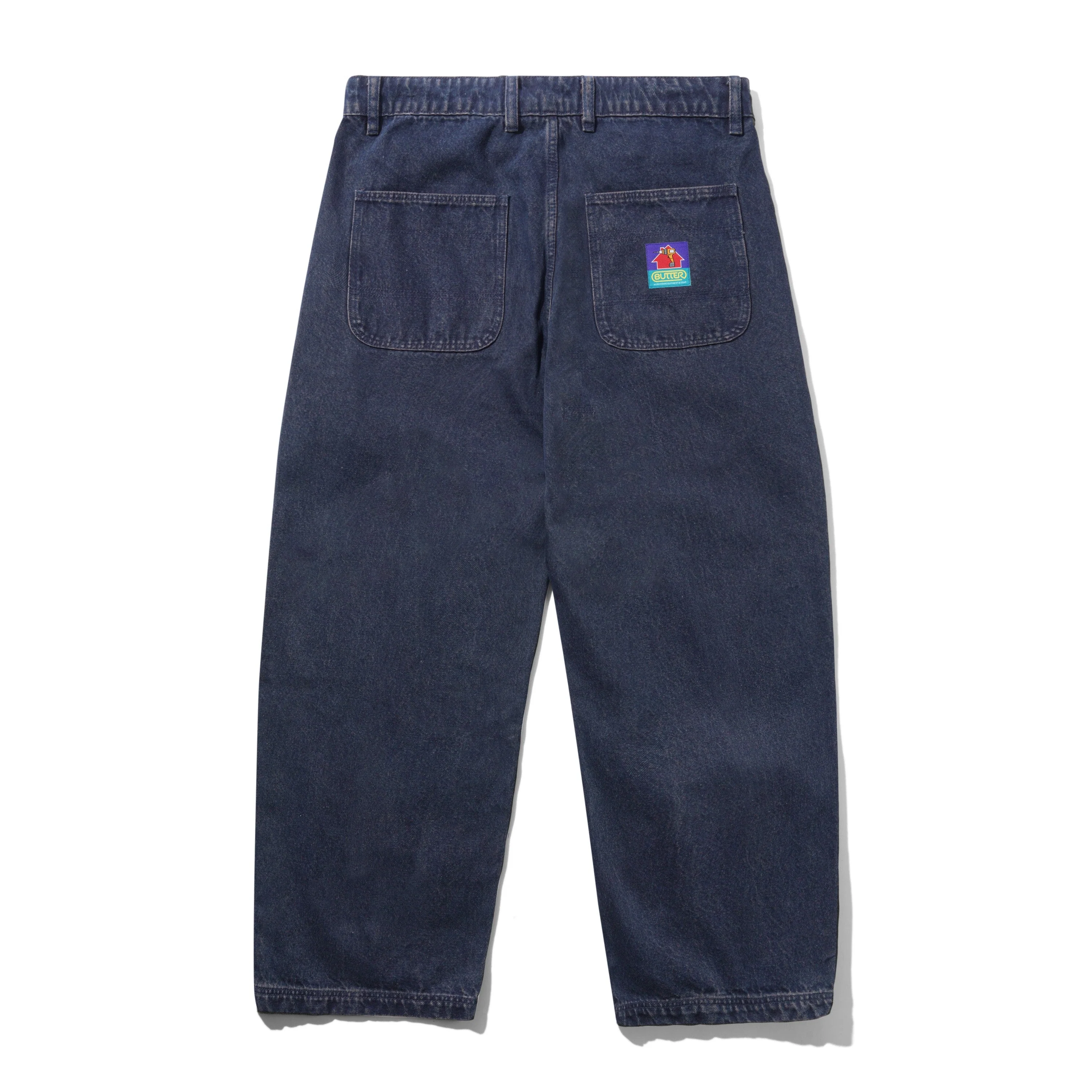Work Pants, Distressed Tinted Indigo - Image 4