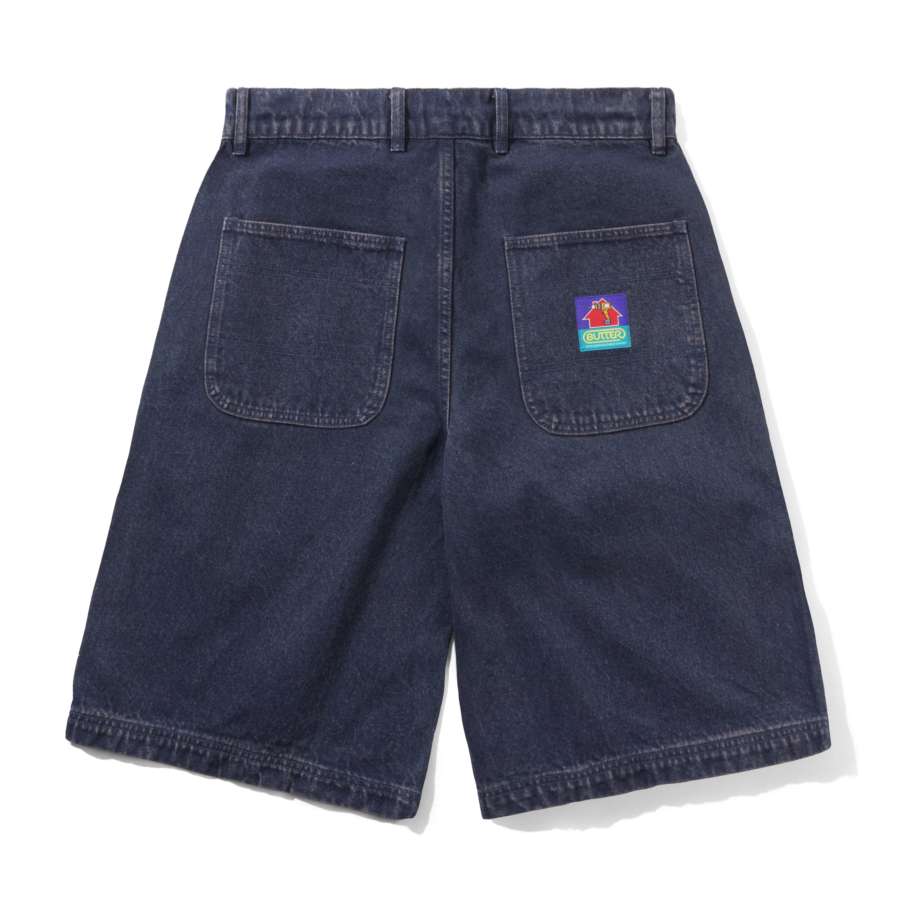 Work Shorts, Distressed Tinted Indigo - Image 2