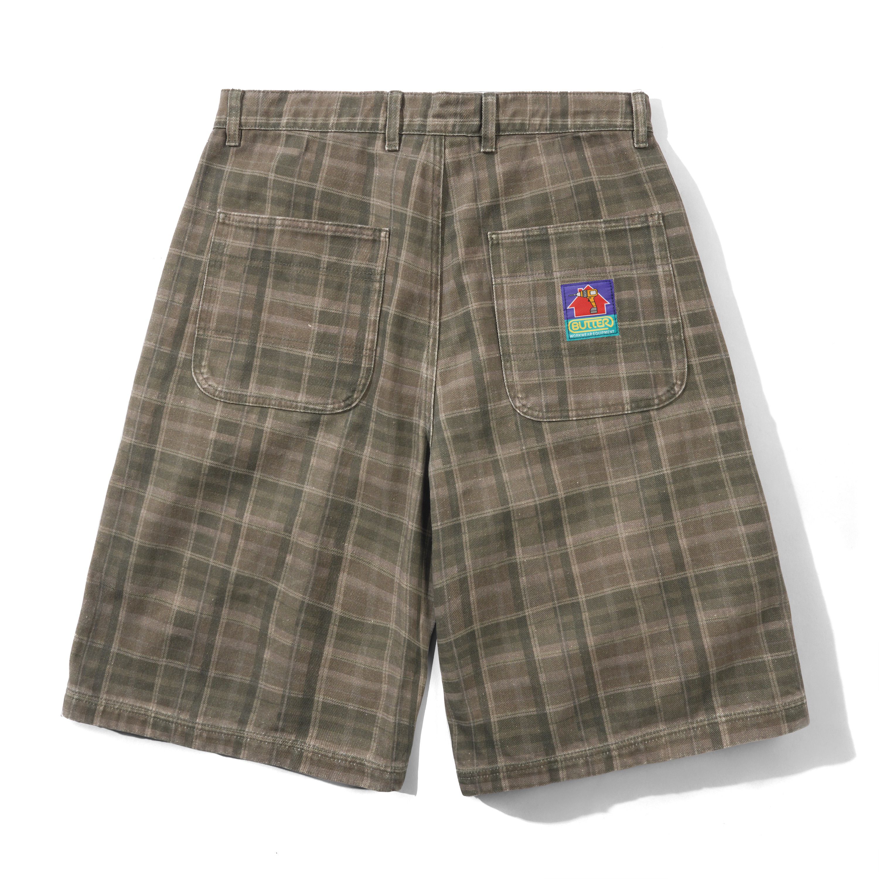 Work Shorts, Washed Plaid - Image 2