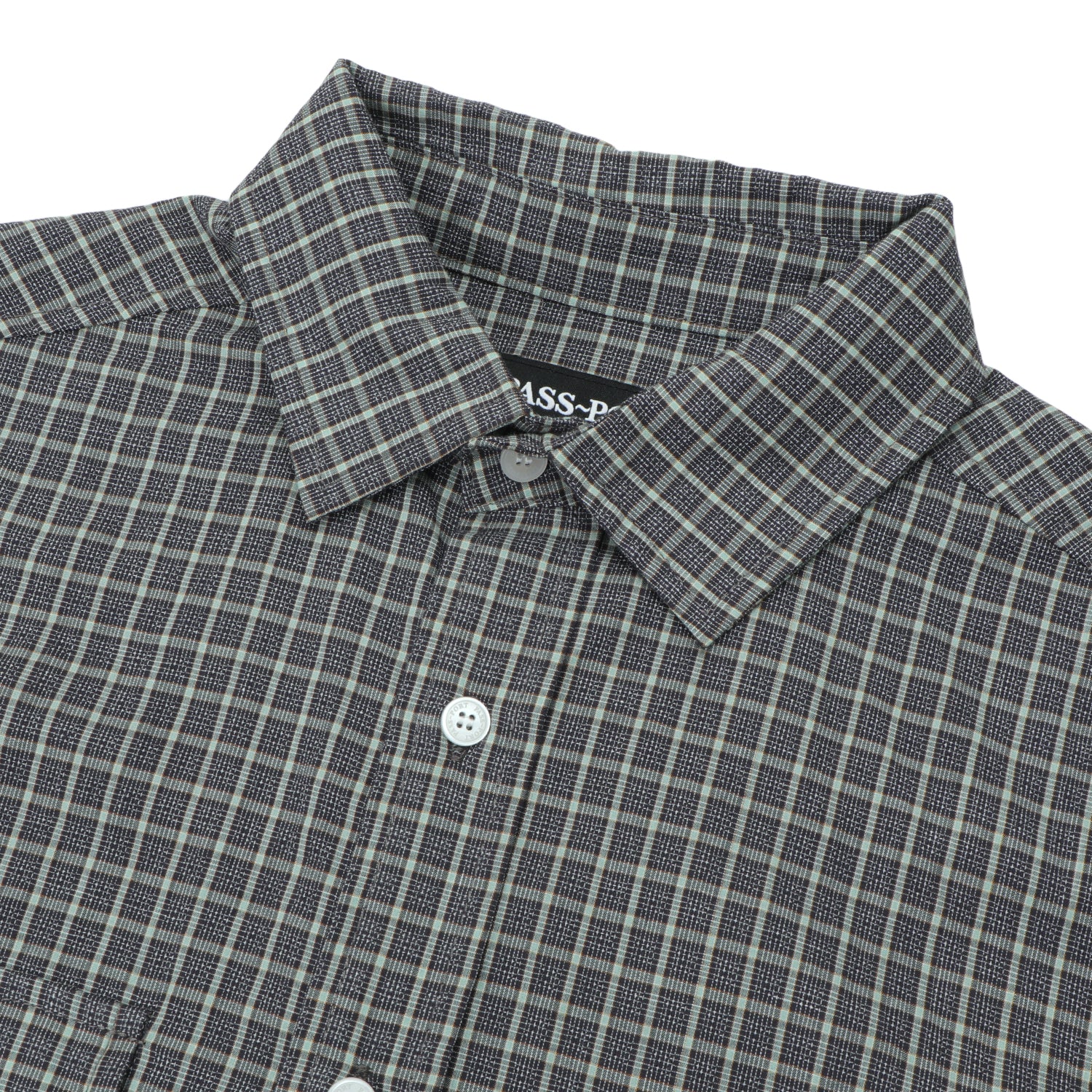 Workers Check L/S Shirt, Grey - Image 3