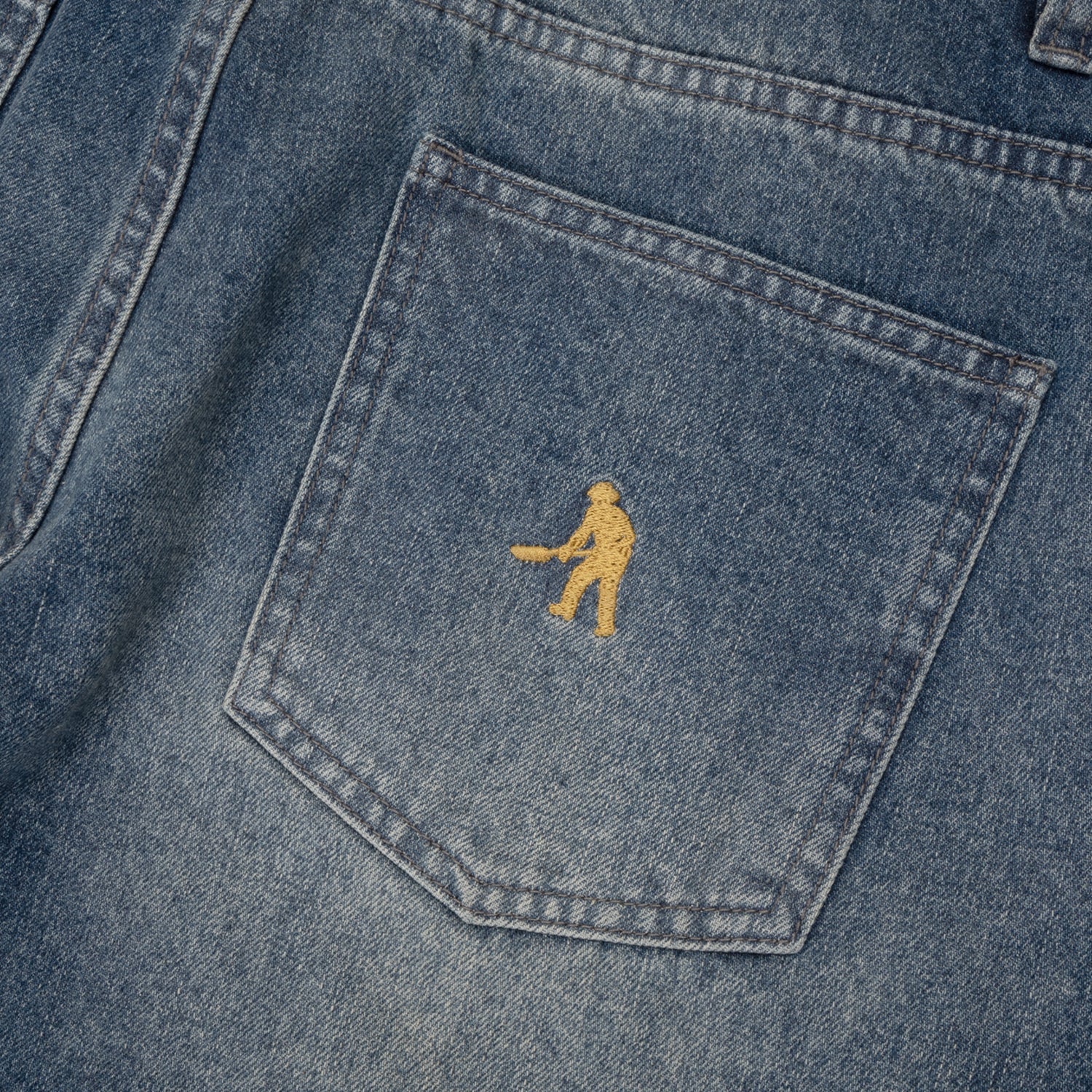 Workers Club Bootcut Jean, Faded Wash Indigo - Image 4