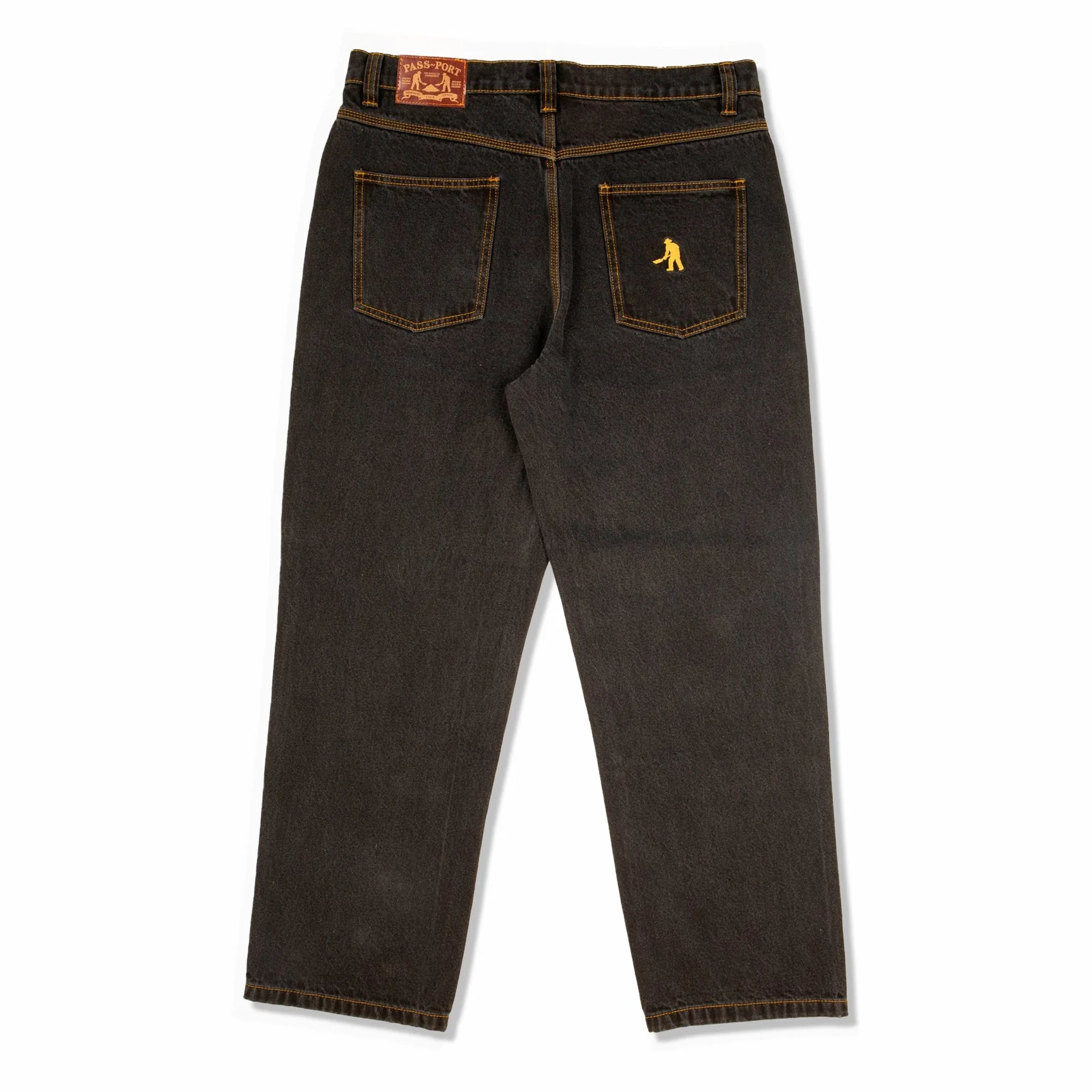 Workers Club Denim Jean, Washed Black - Image 2
