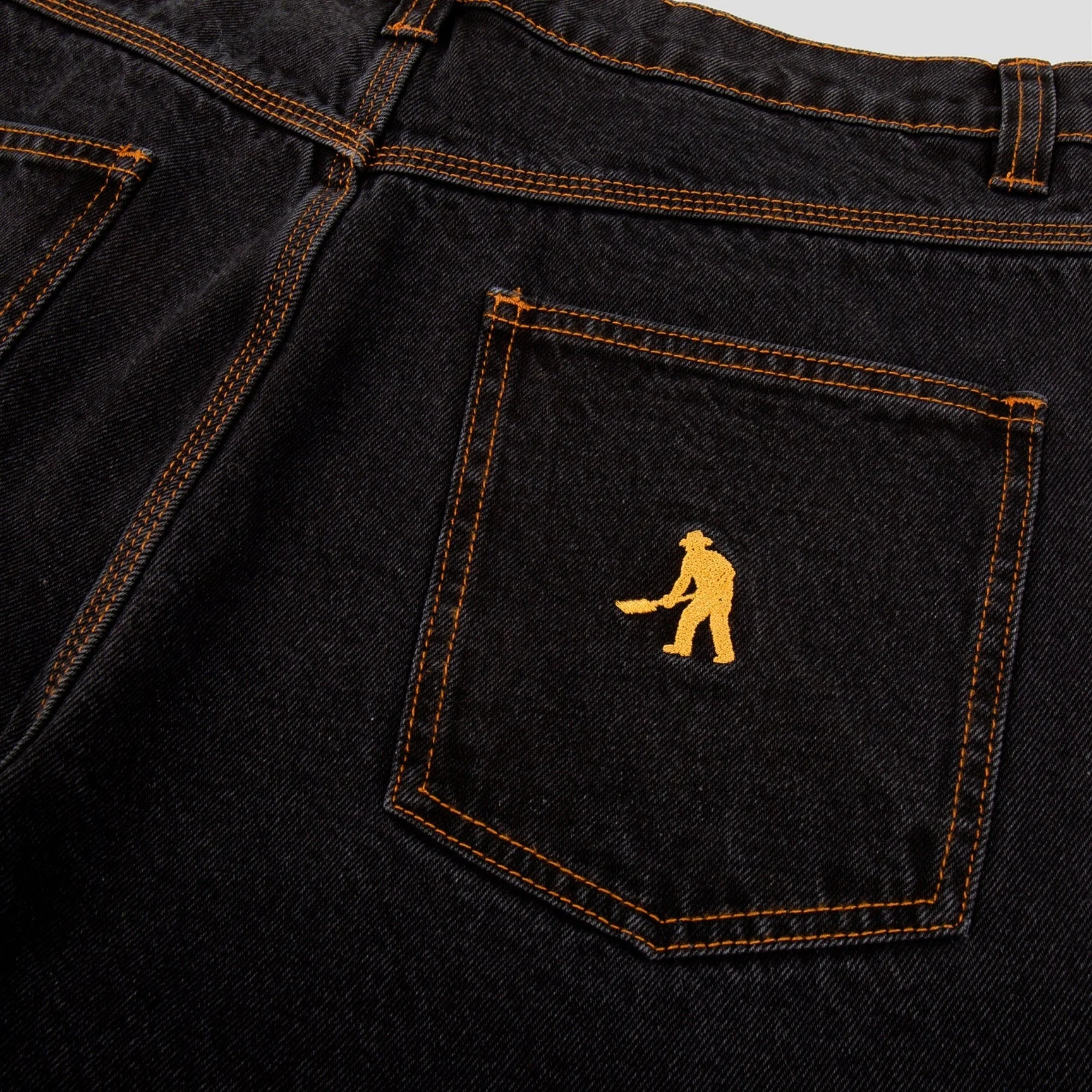 Workers Club Denim Jean, Washed Black - Image 3