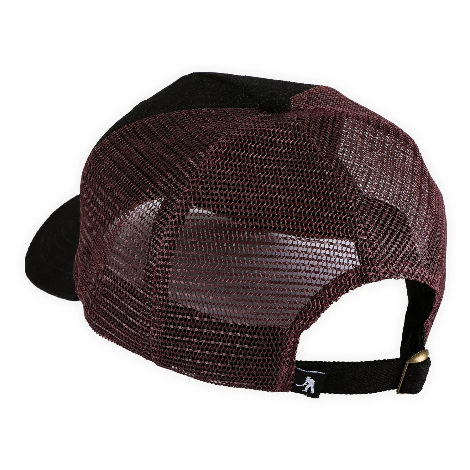 Workers club denim Packers Trucker Hat, Washed Black - Image 3