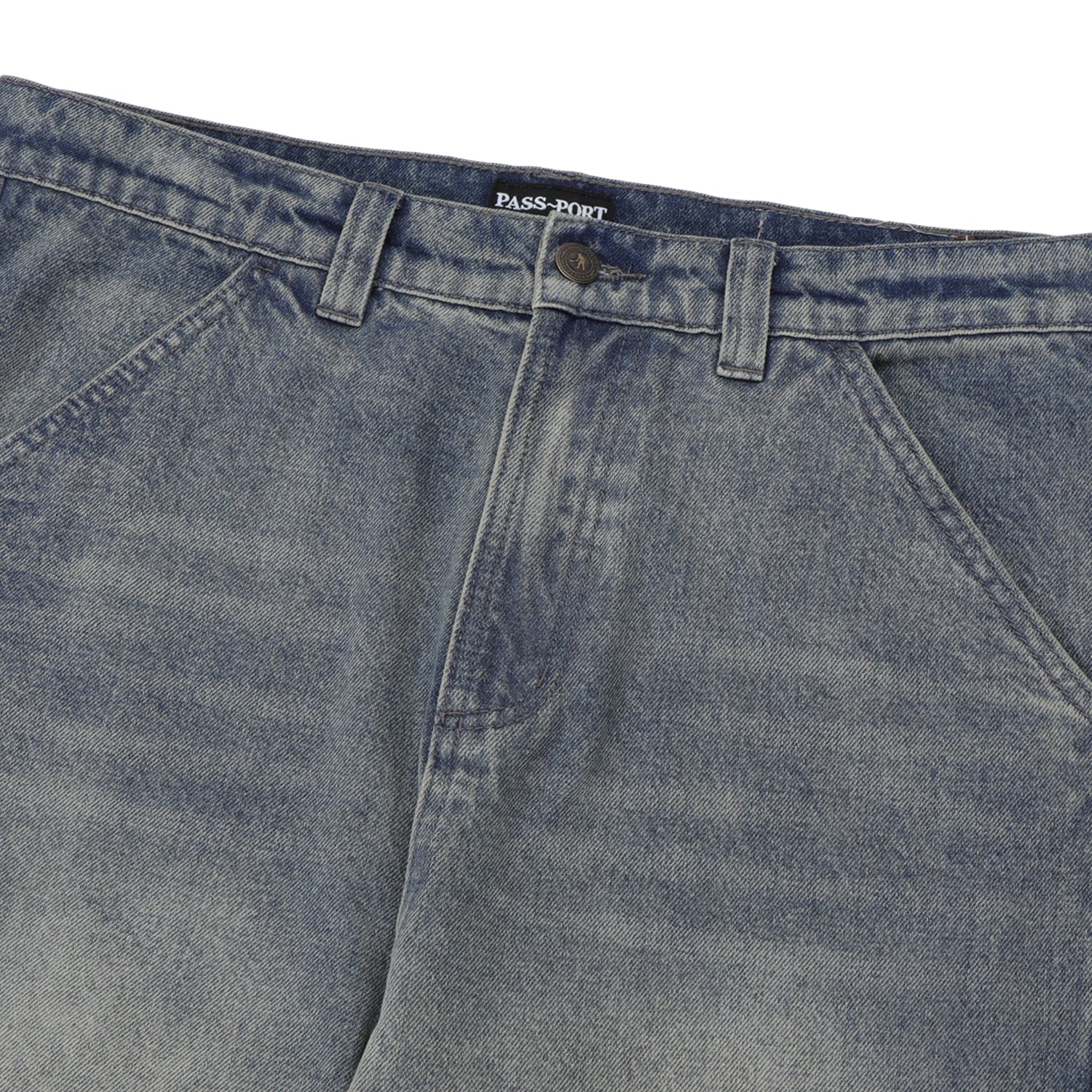 Workers Club Straight Leg Jean, Faded Wash Grey - Image 3