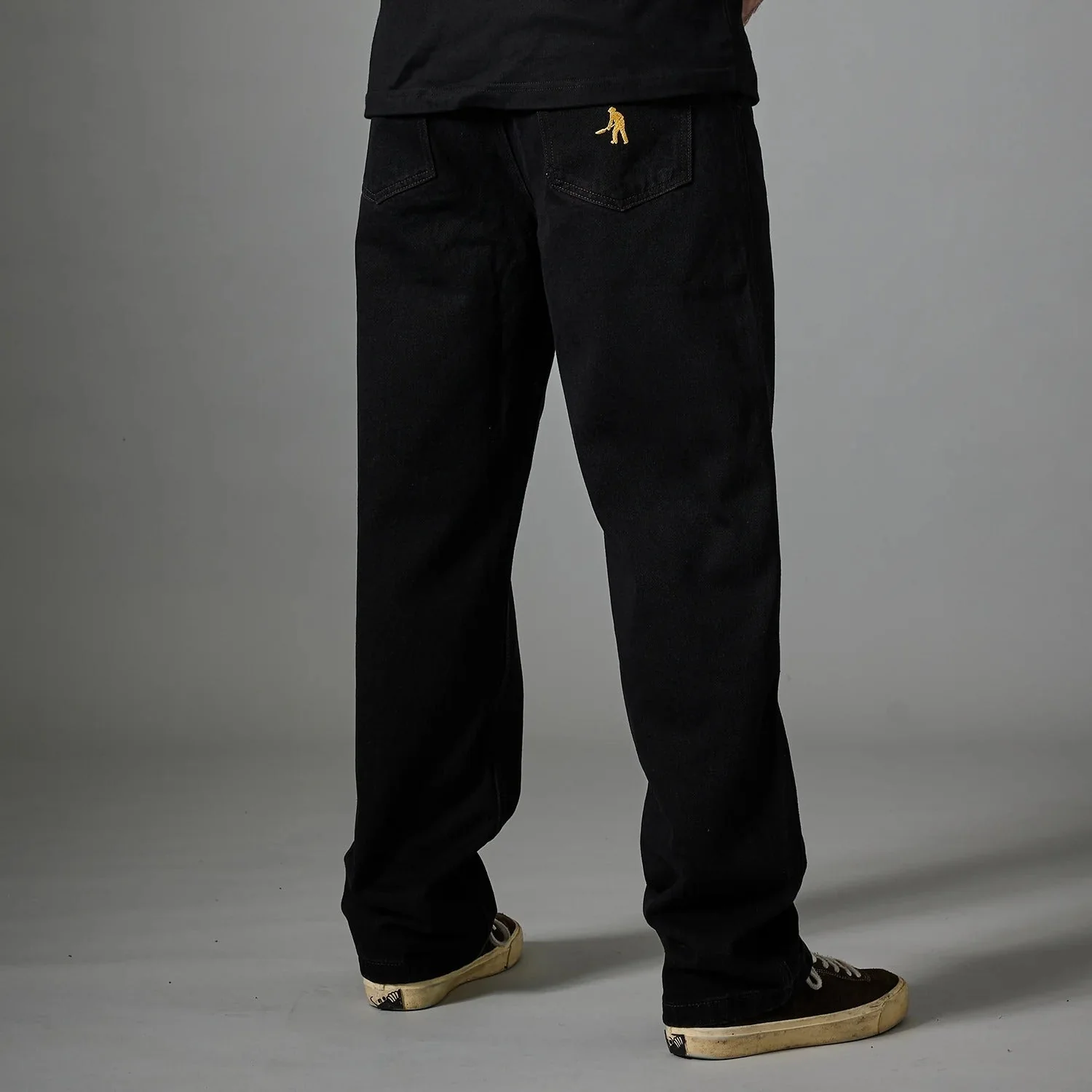 Workers Club Straight Leg Jean, Washed Black - Image 2