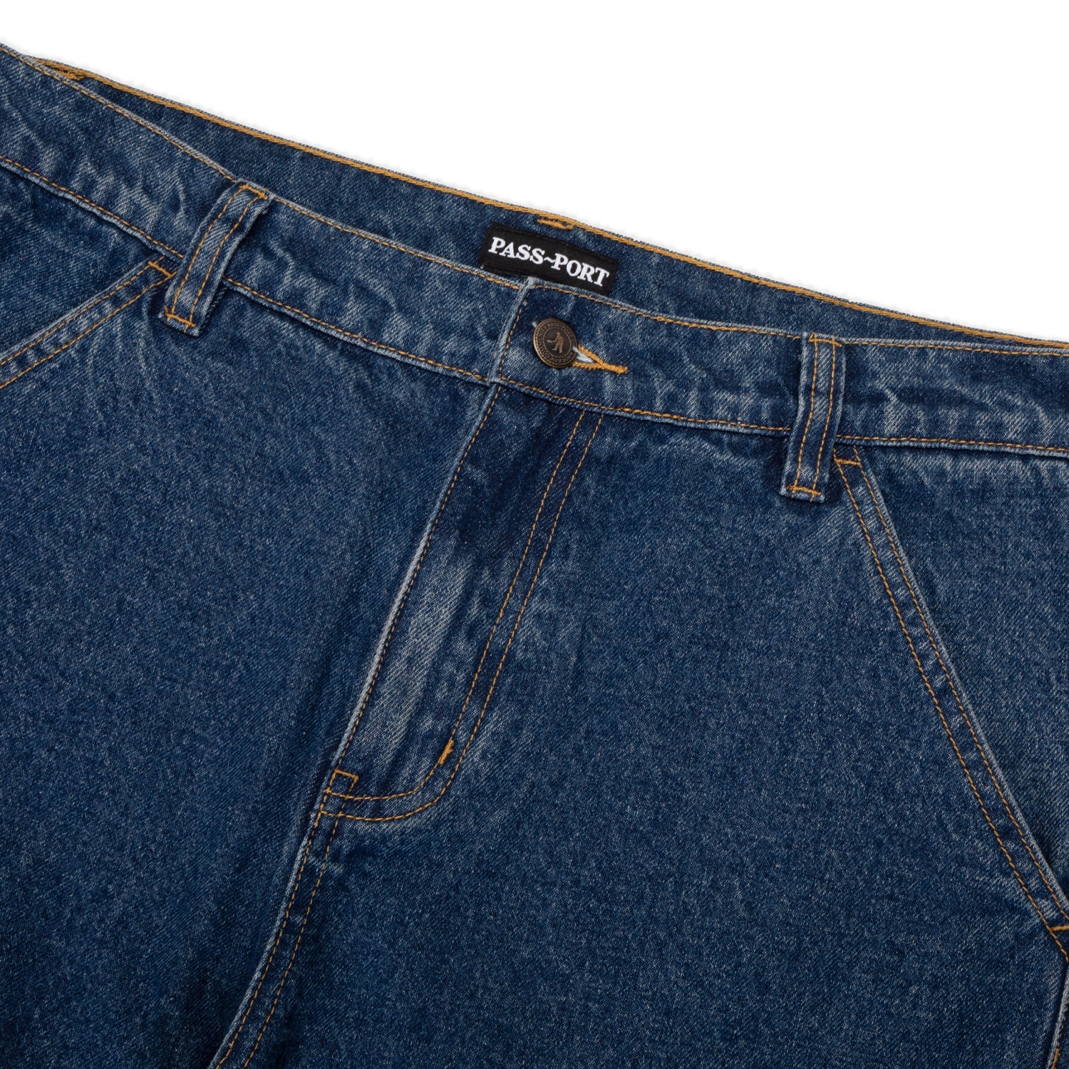 Workers Club Straight Leg Jean, Washed Dark Indigo - Image 2