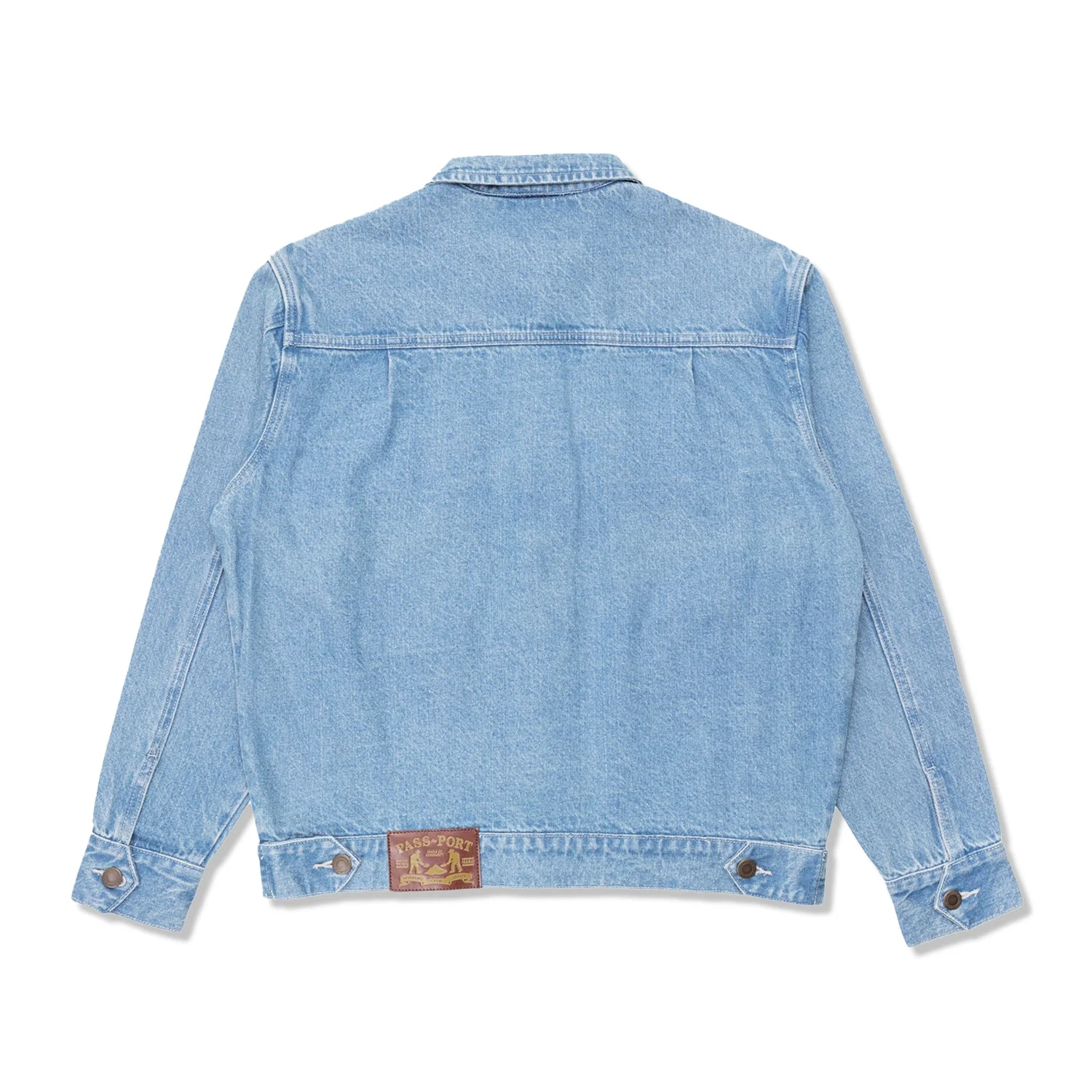 Workers Club Trucker Jacket, Washed Light Indigo - Image 2