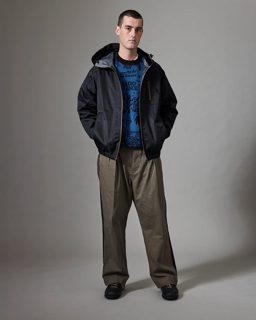 Workers Rain Jacket, Black - Image 7