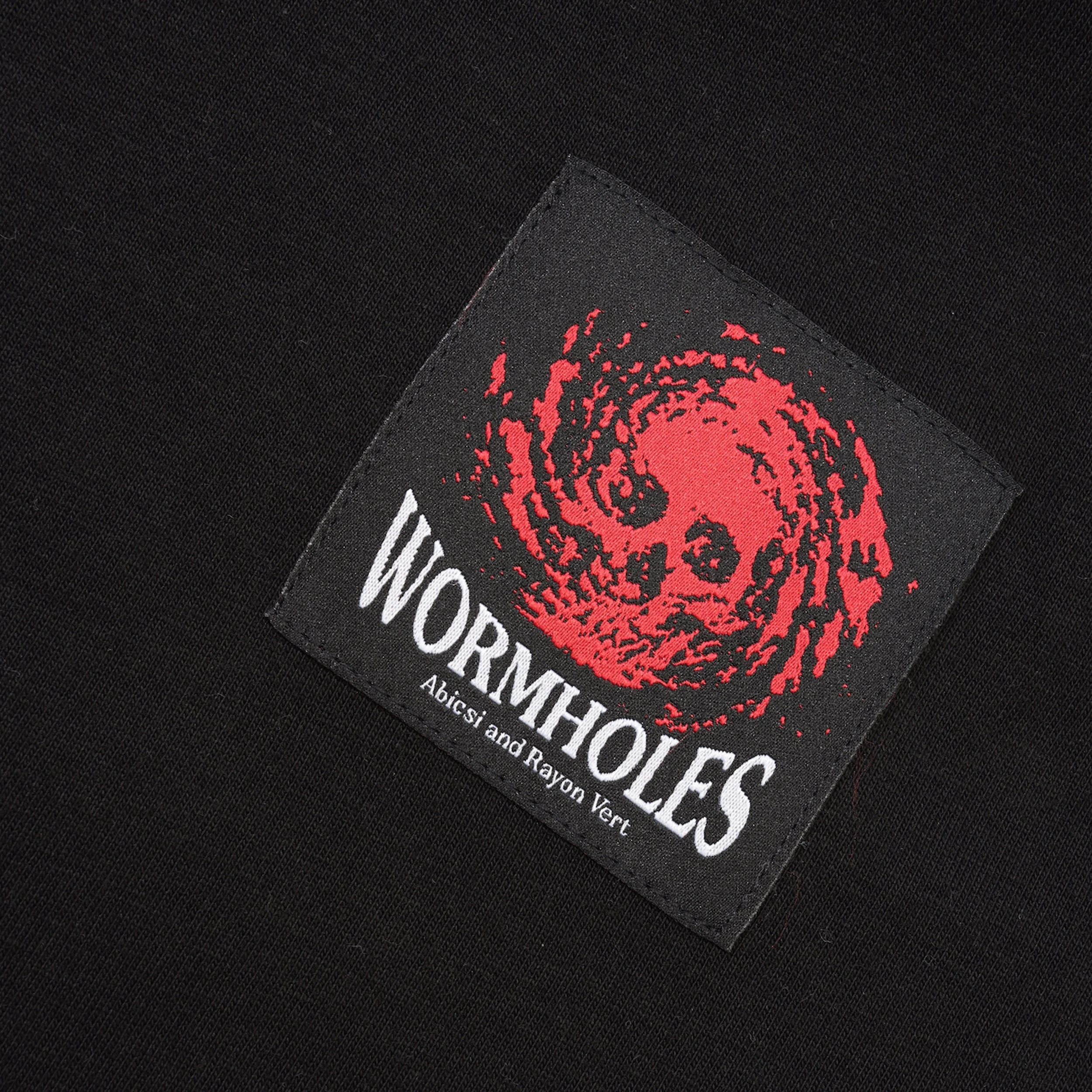 Wormholes L/S Tee, Golgotha Black - Image 3
