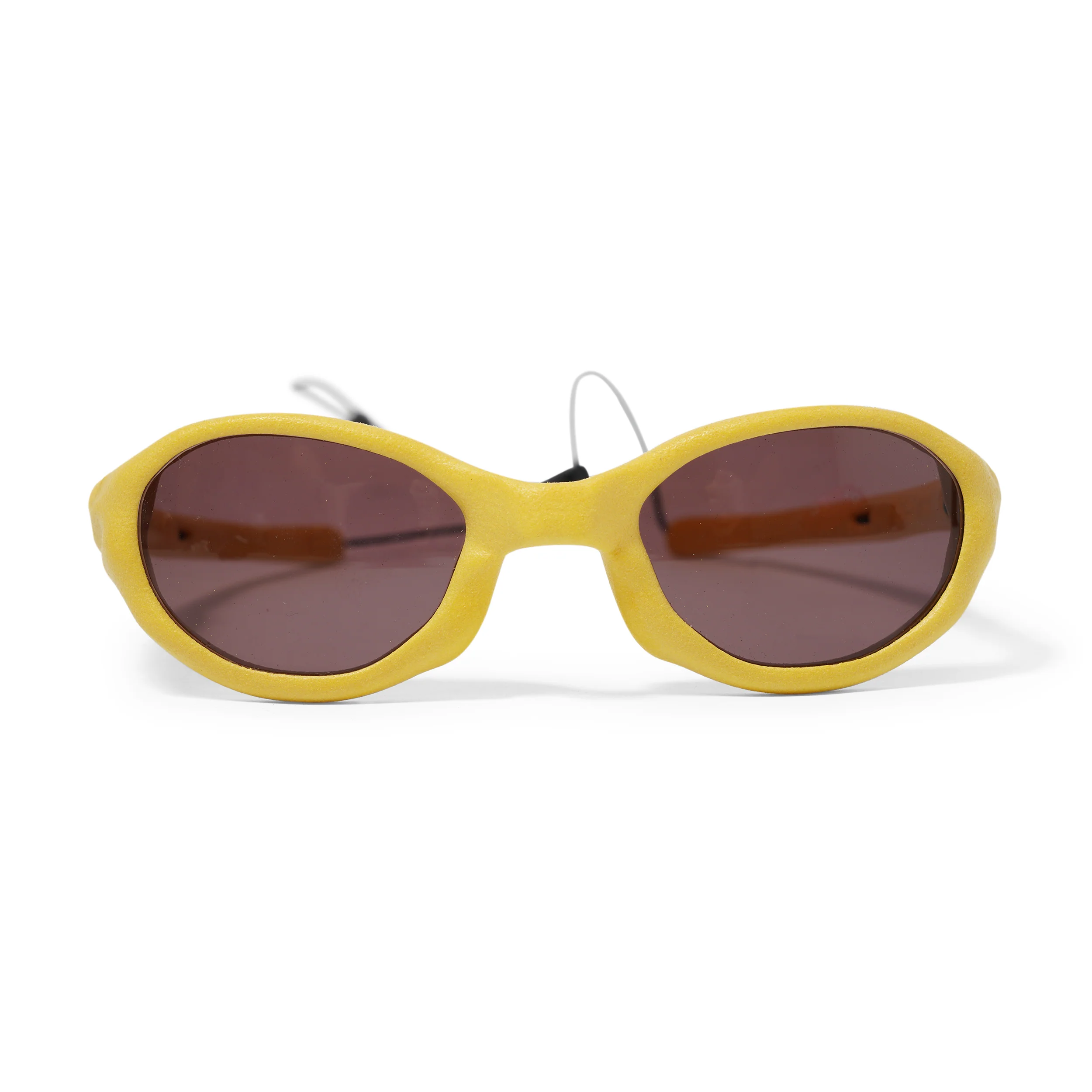 Wormholes Sunglasses, Mustard Yellow / Pyrope Red - Image 3