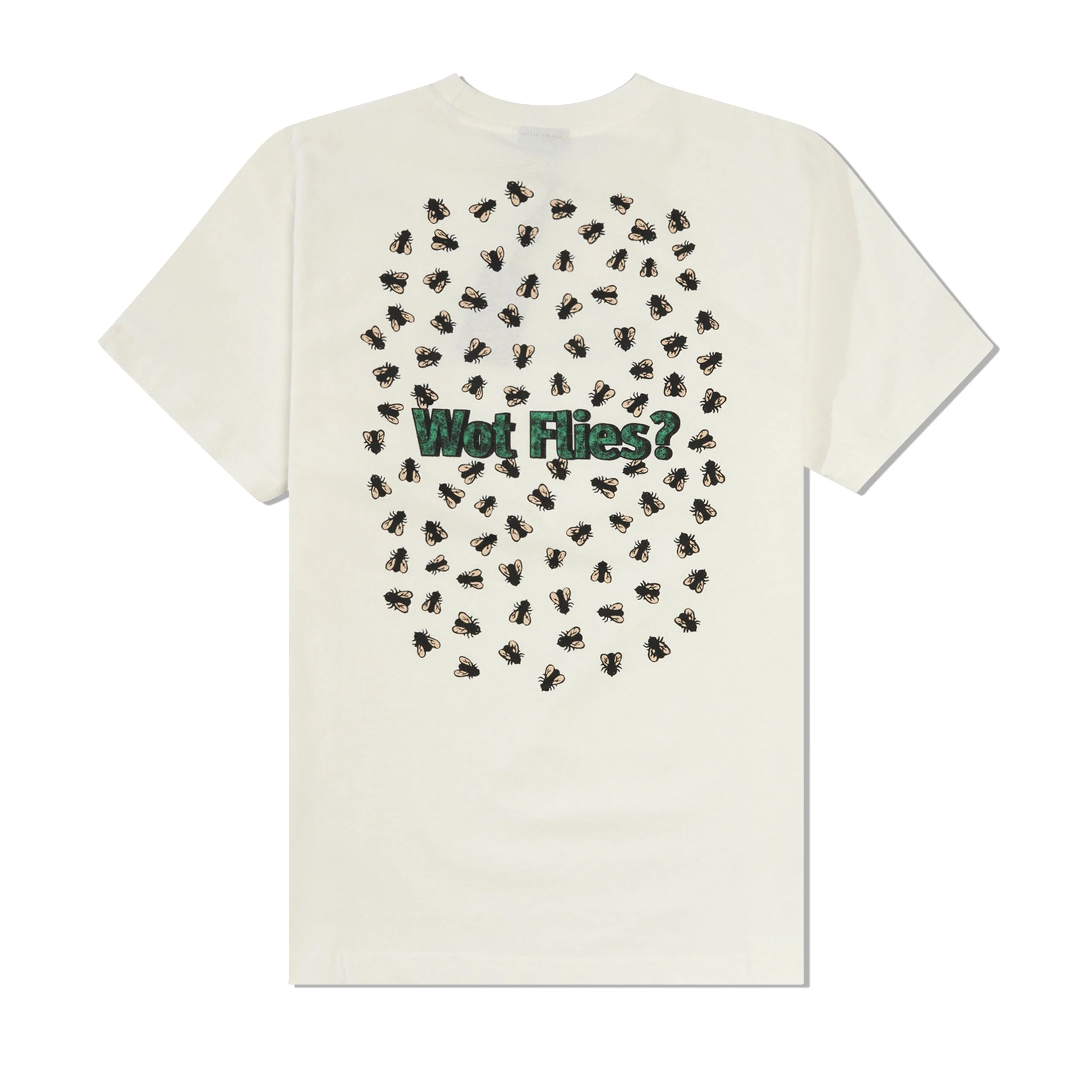 Wot Flies Tee, White - Image 2