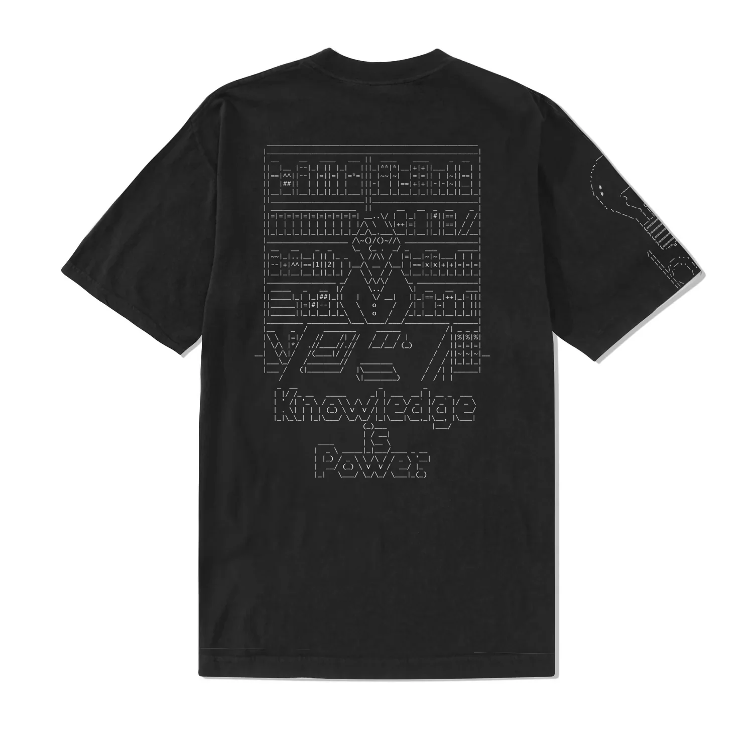 Writing Tee, Black - Image 2
