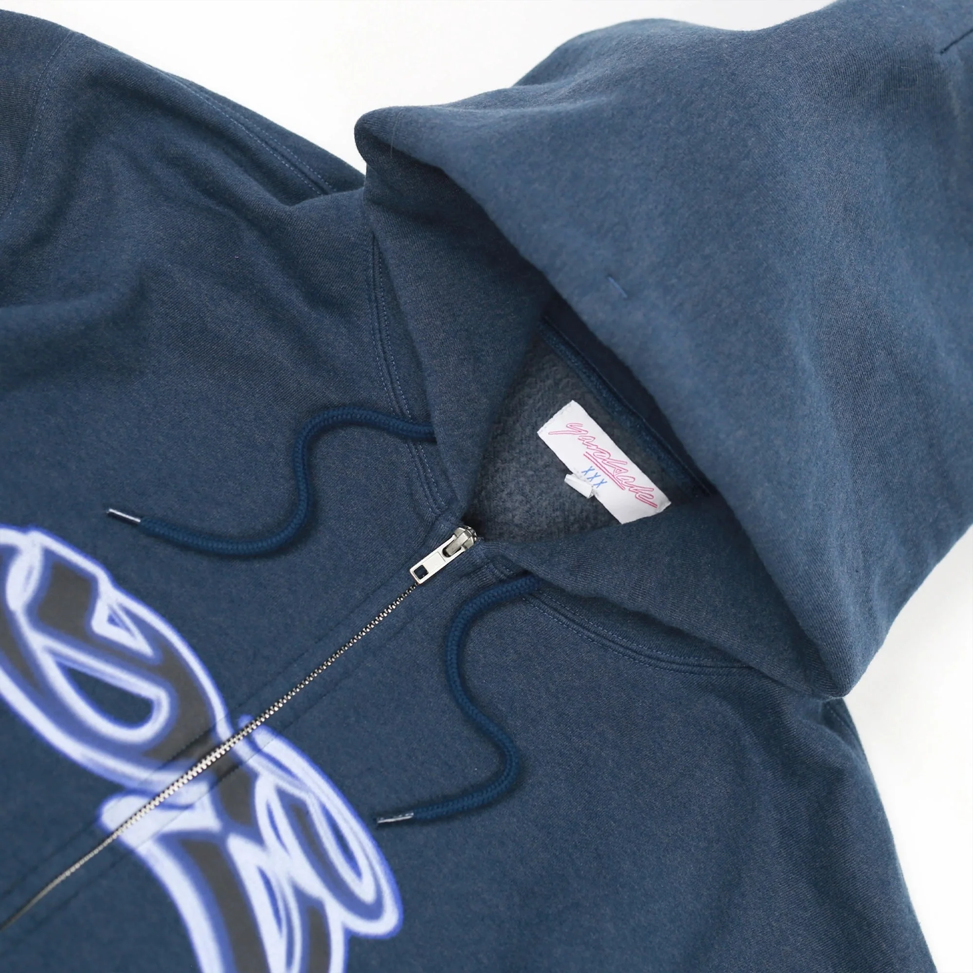 YS Spray Zip-Thru Hood, Blue - Image 3