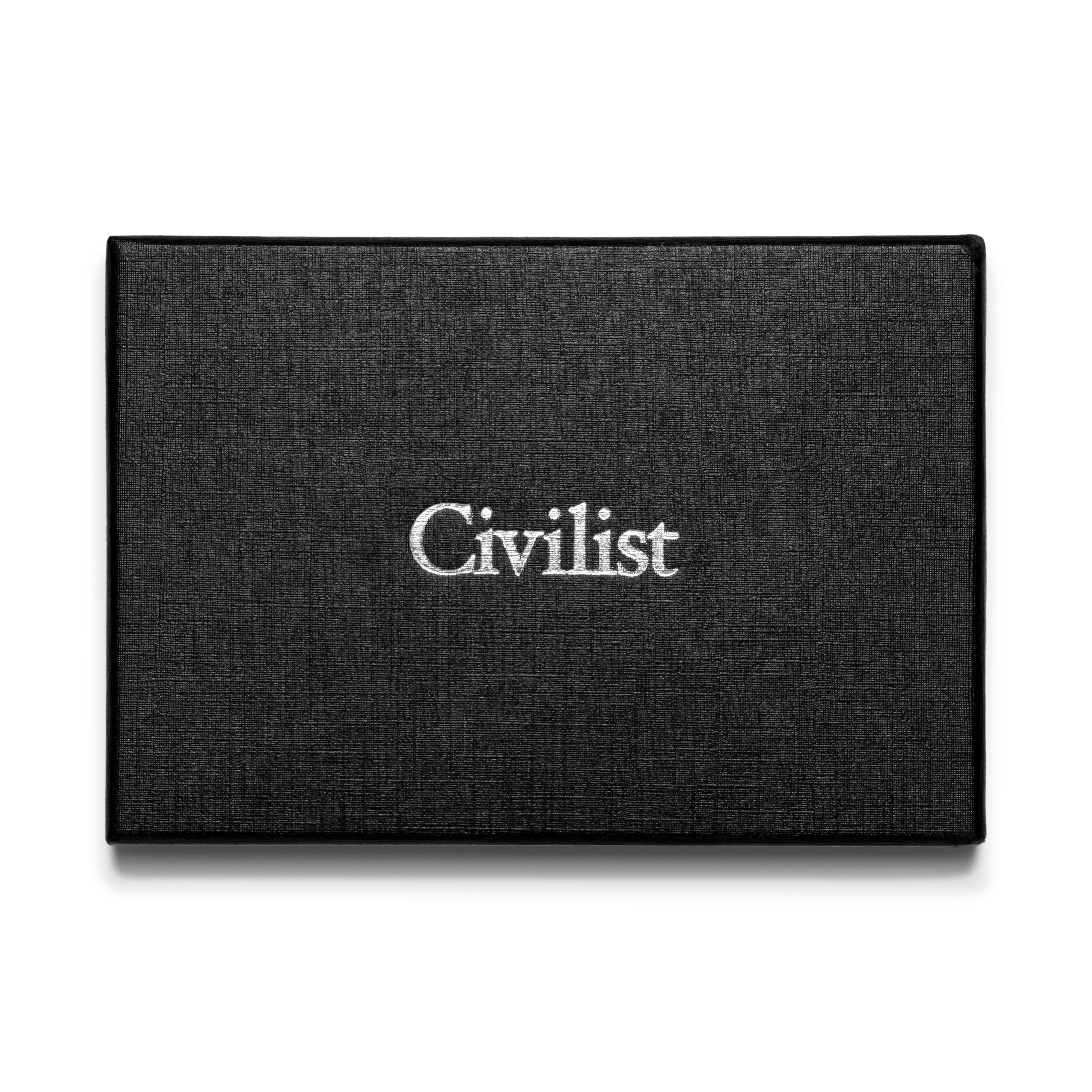 Zippered Leather Pouch, Black - Image 4