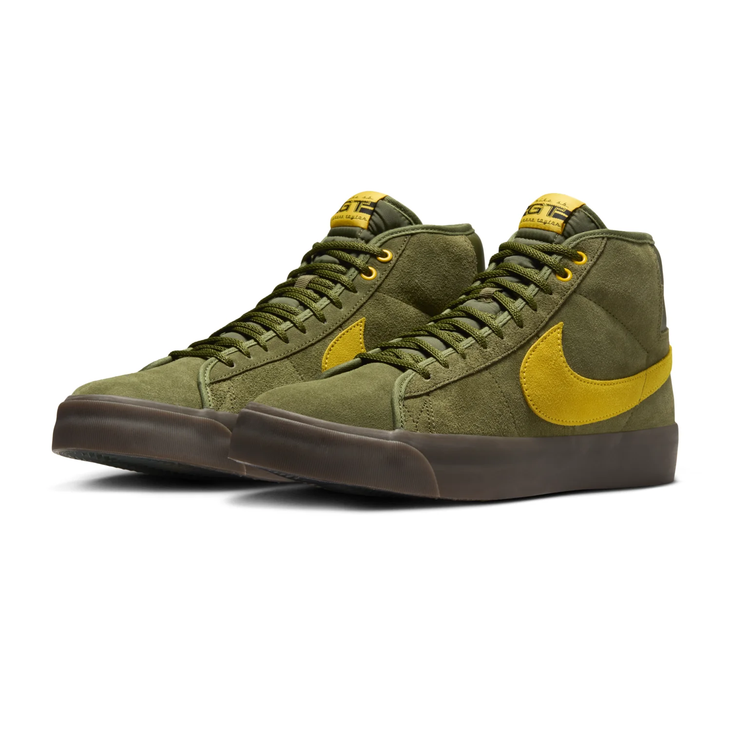 Zoom Blazer Mid QS 'Antihero', Rough Green / Amarillo - Image 2