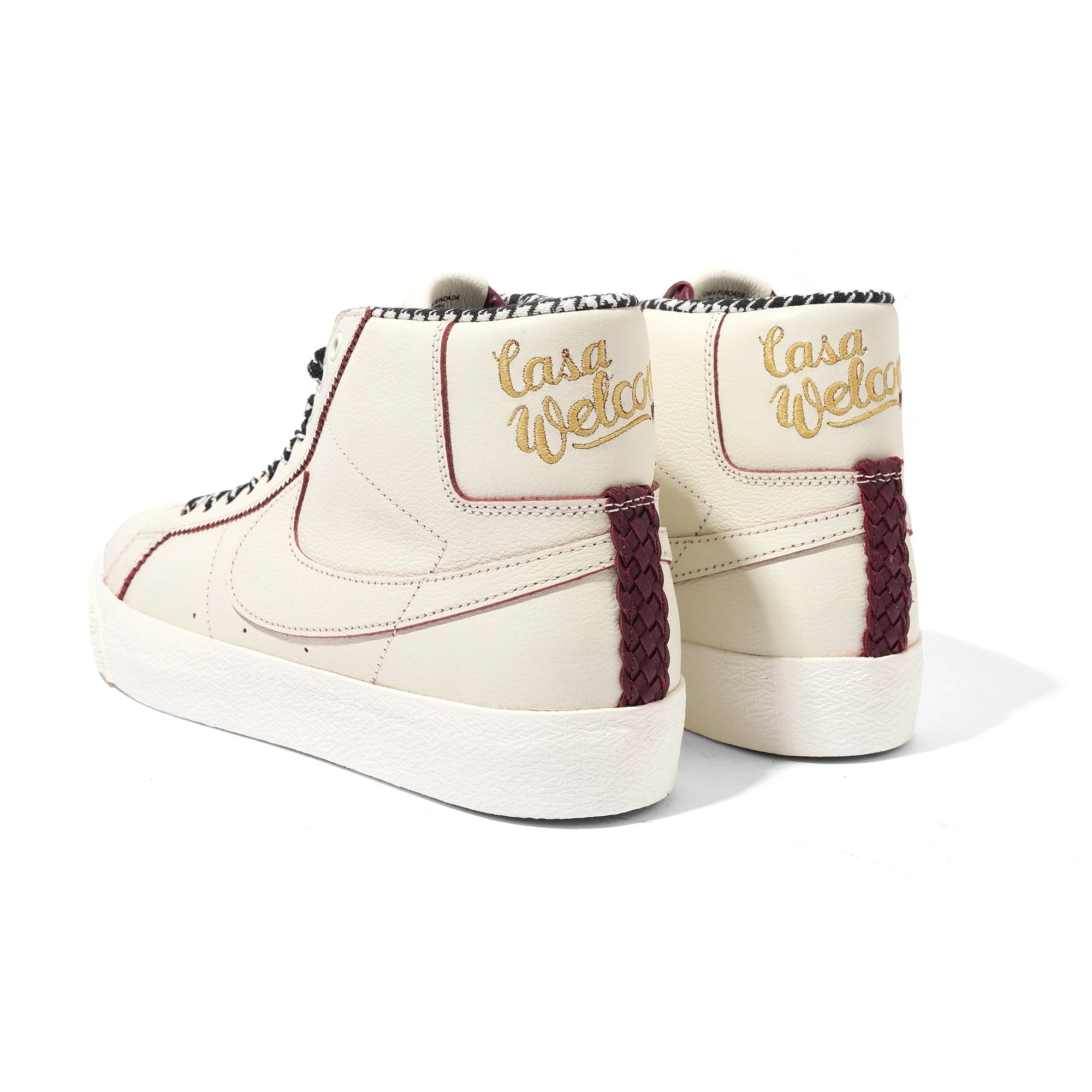 Zoom Blazer Mid QS, Sail / Dark Beetroot / White - Image 3